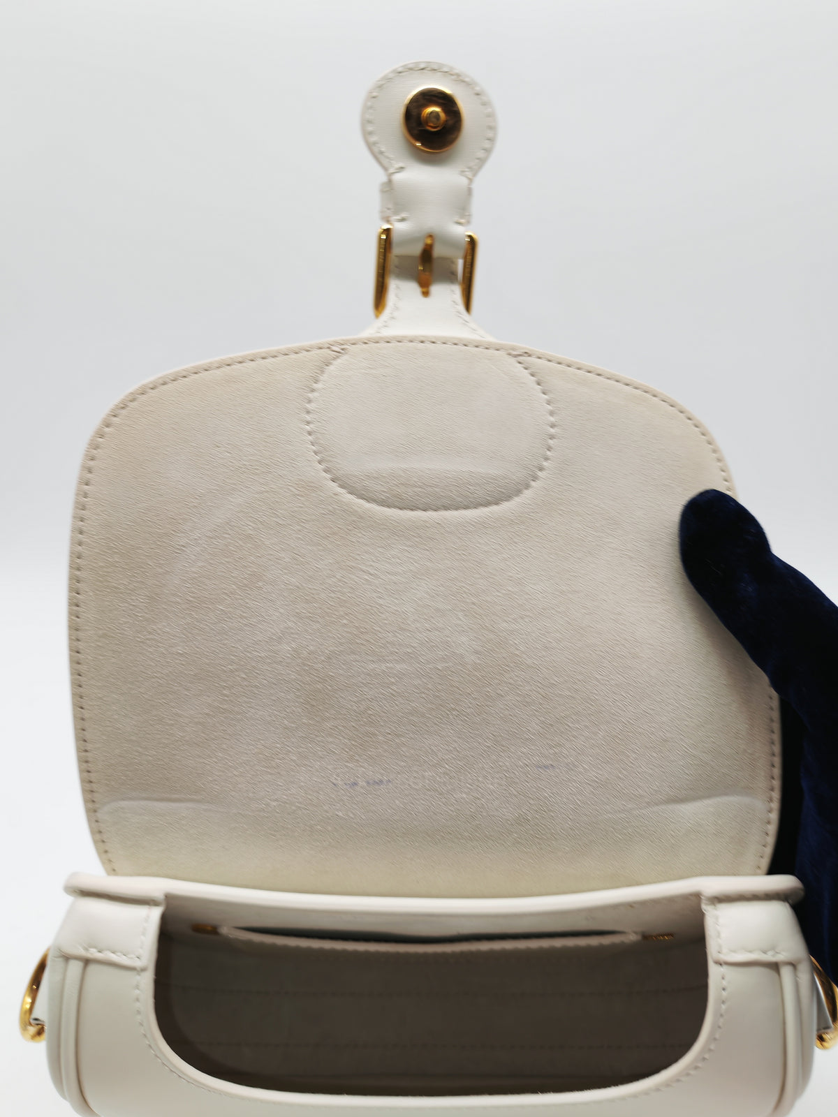 Christian Dior Bobby Small in Latte Box Calfskin Leather