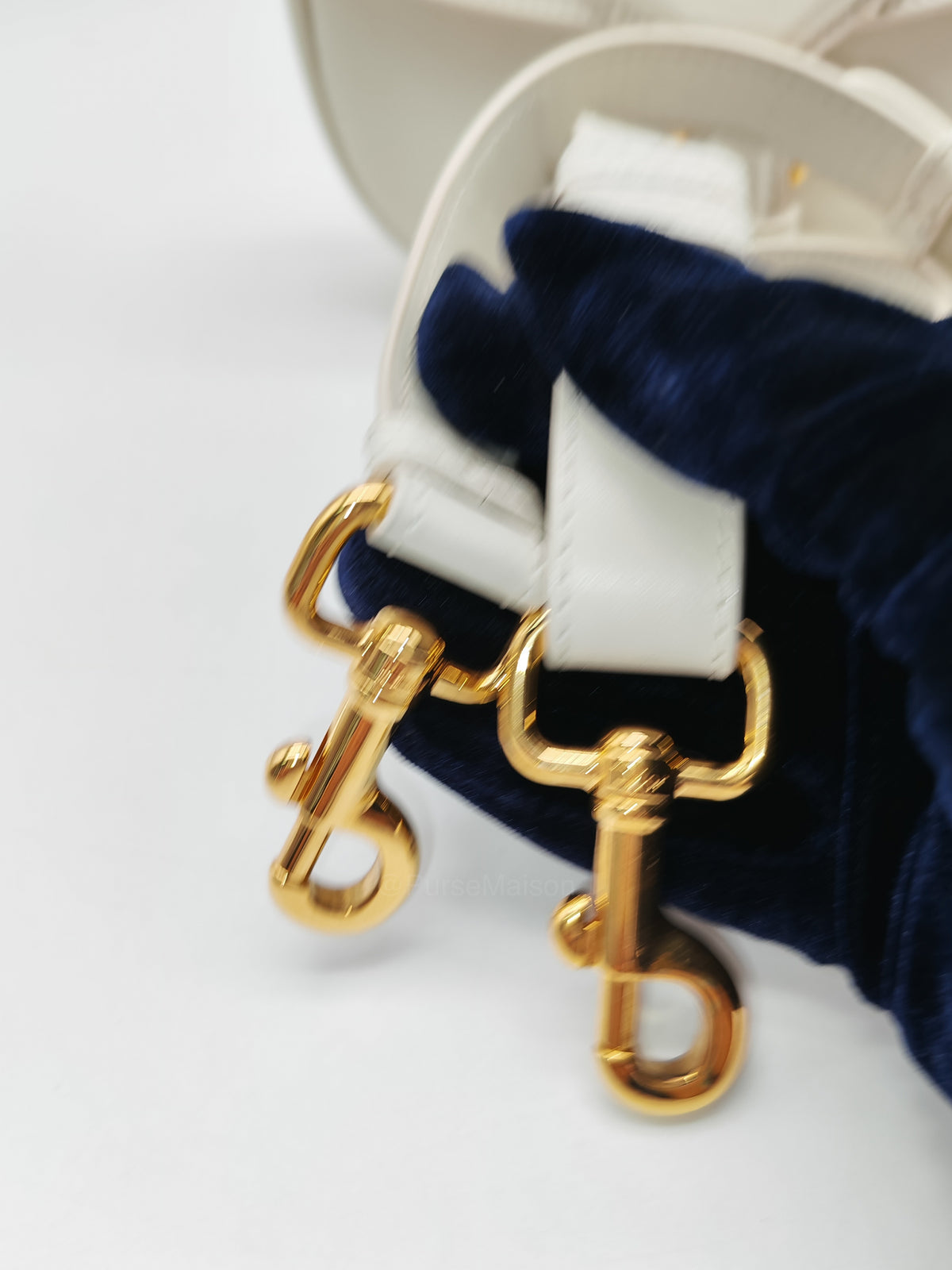 Christian Dior Bobby Small in Latte Box Calfskin Leather