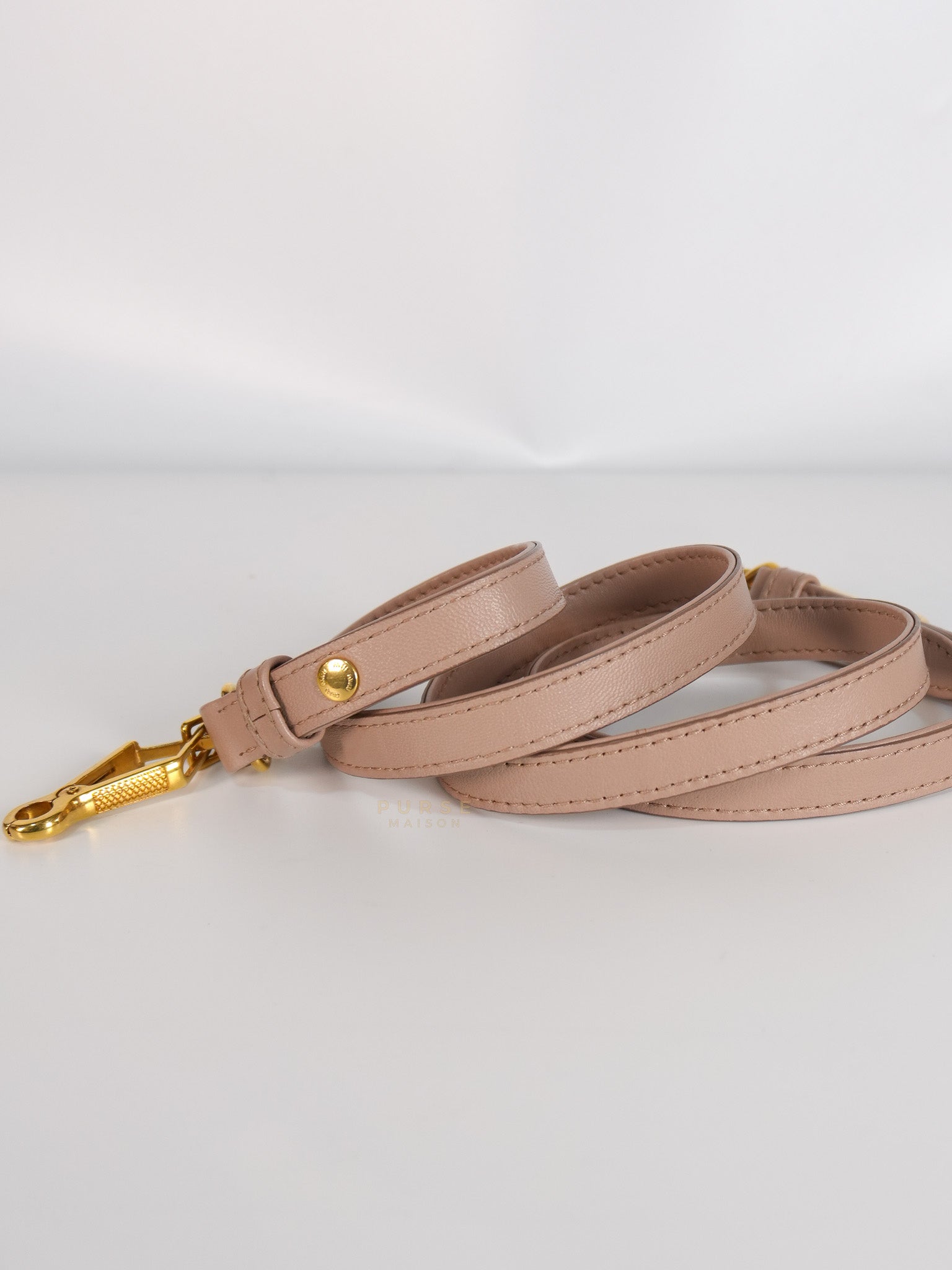 Bandoliera Matelasse Coffer Bag in Cammeo | Purse Maison Luxury Bags Shop