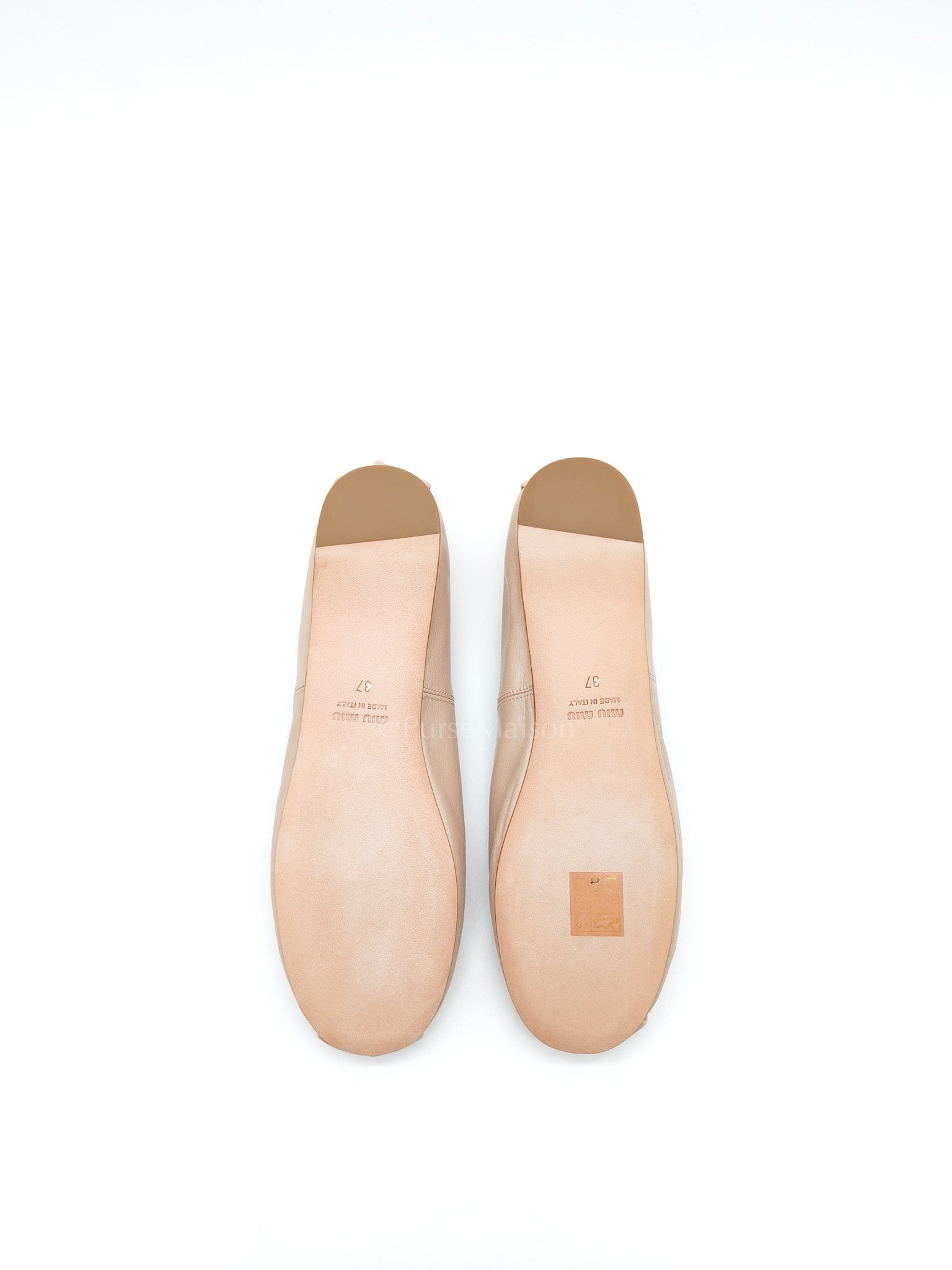 Ballerina Flats in Neutral Beige Size 37 (24cm)