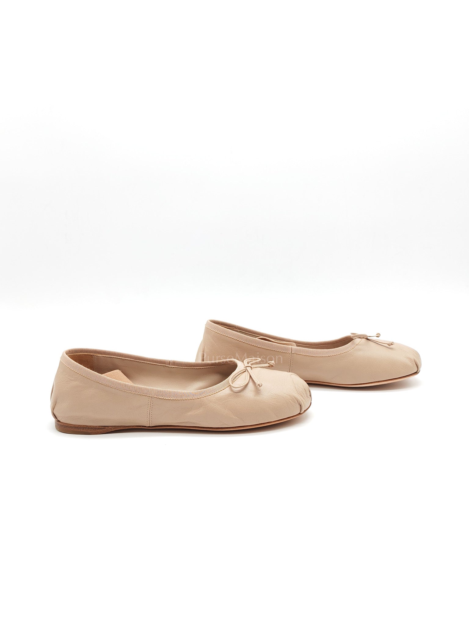Ballerina Flats in Neutral Beige Size 37 (24cm)