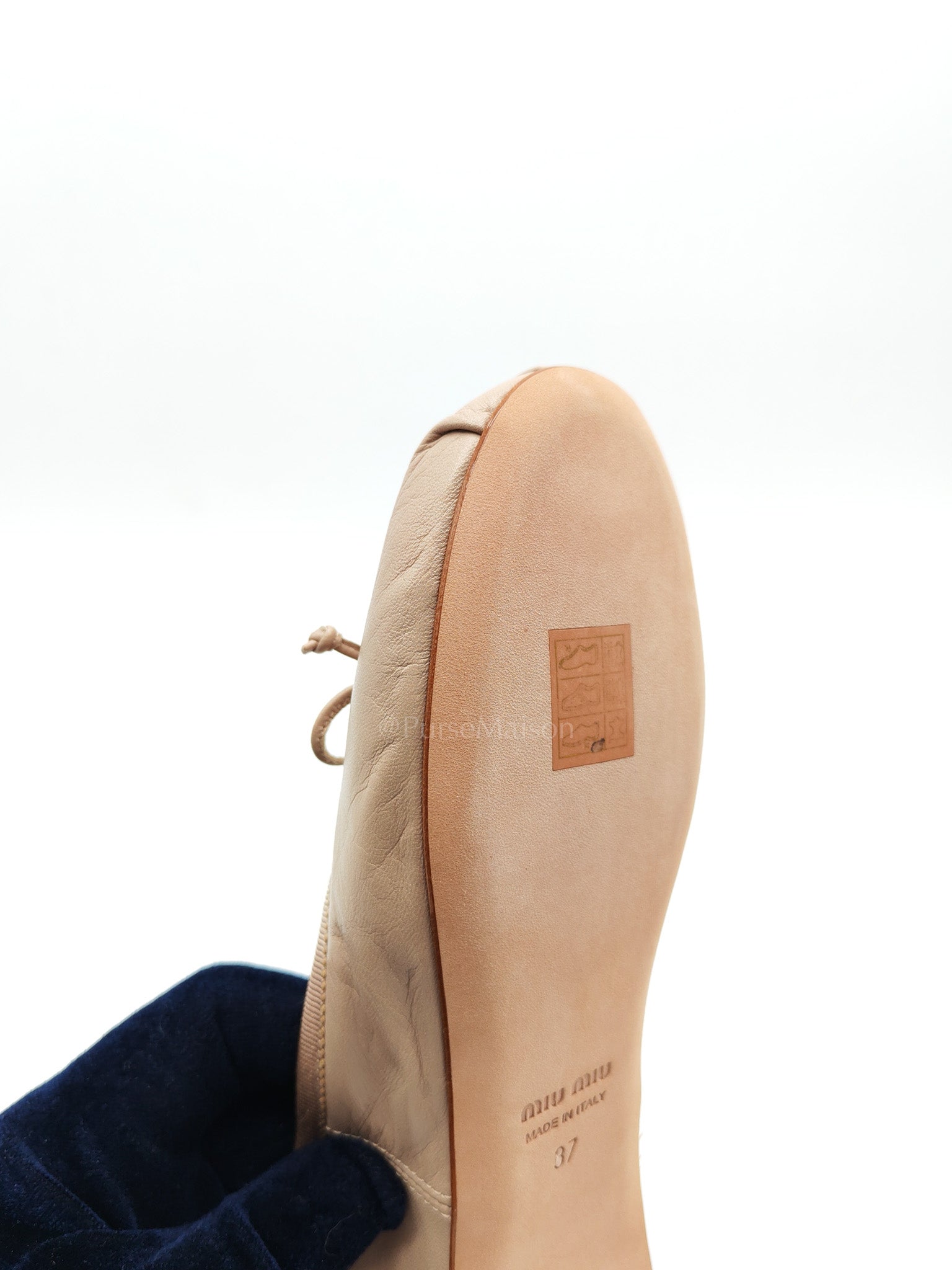 Ballerina Flats in Neutral Beige Size 37 (24cm)