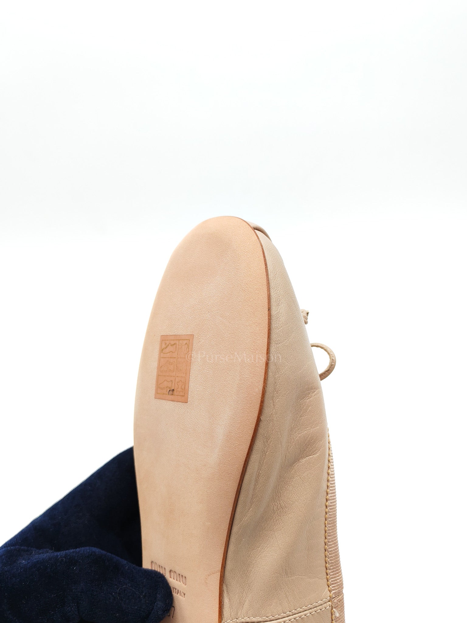 Ballerina Flats in Neutral Beige Size 37 (24cm)