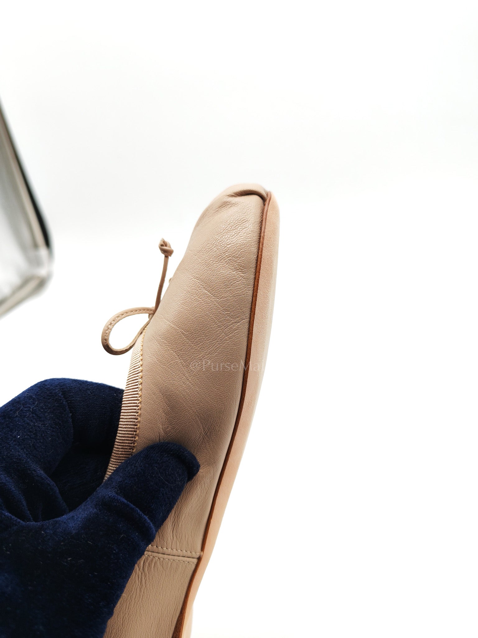 Ballerina Flats in Neutral Beige Size 37 (24cm)