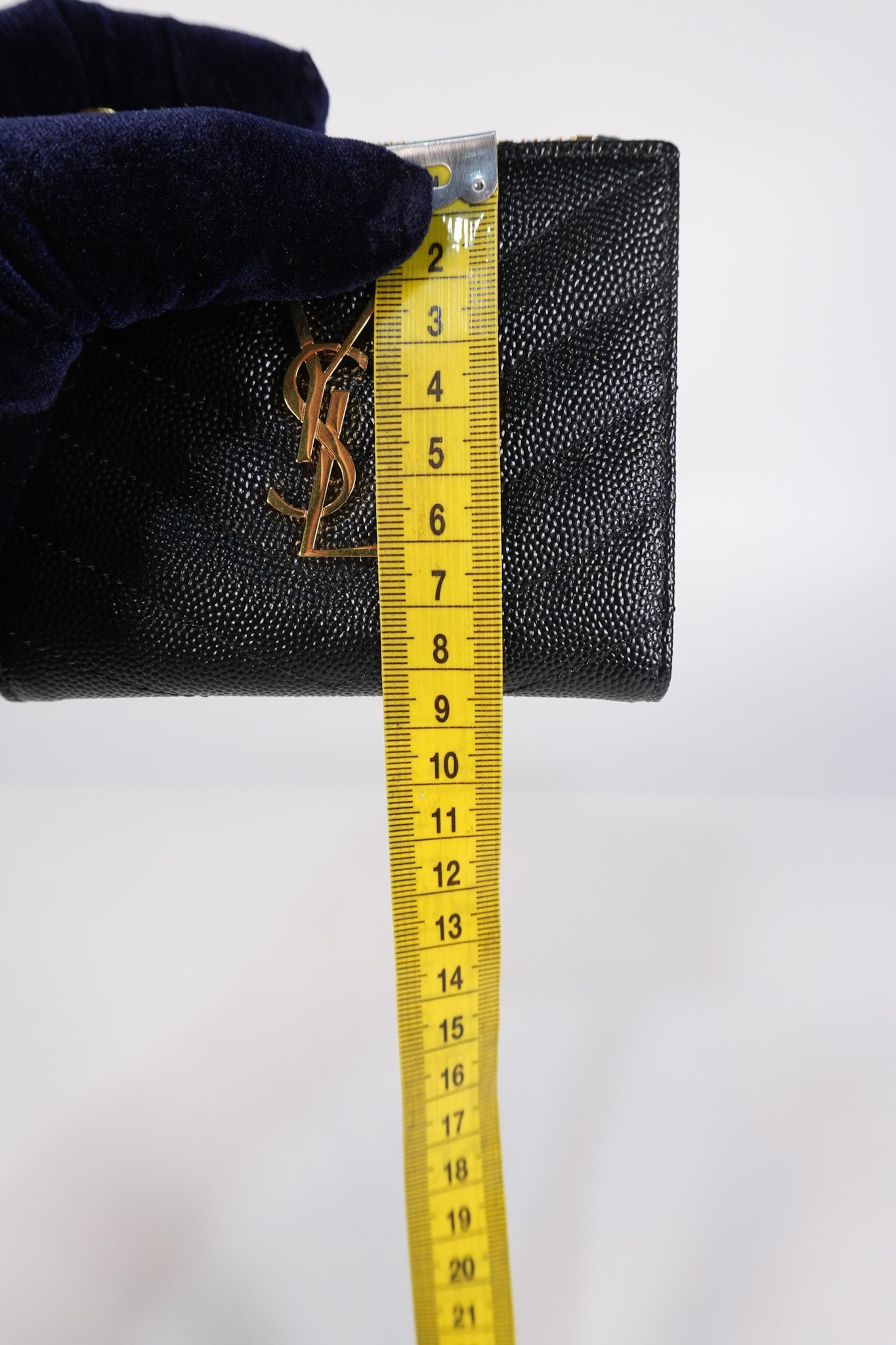 Monogram Black Bi-Fold Zip Wallet Matelasse Leather | Purse Maison Luxury Bags Shop