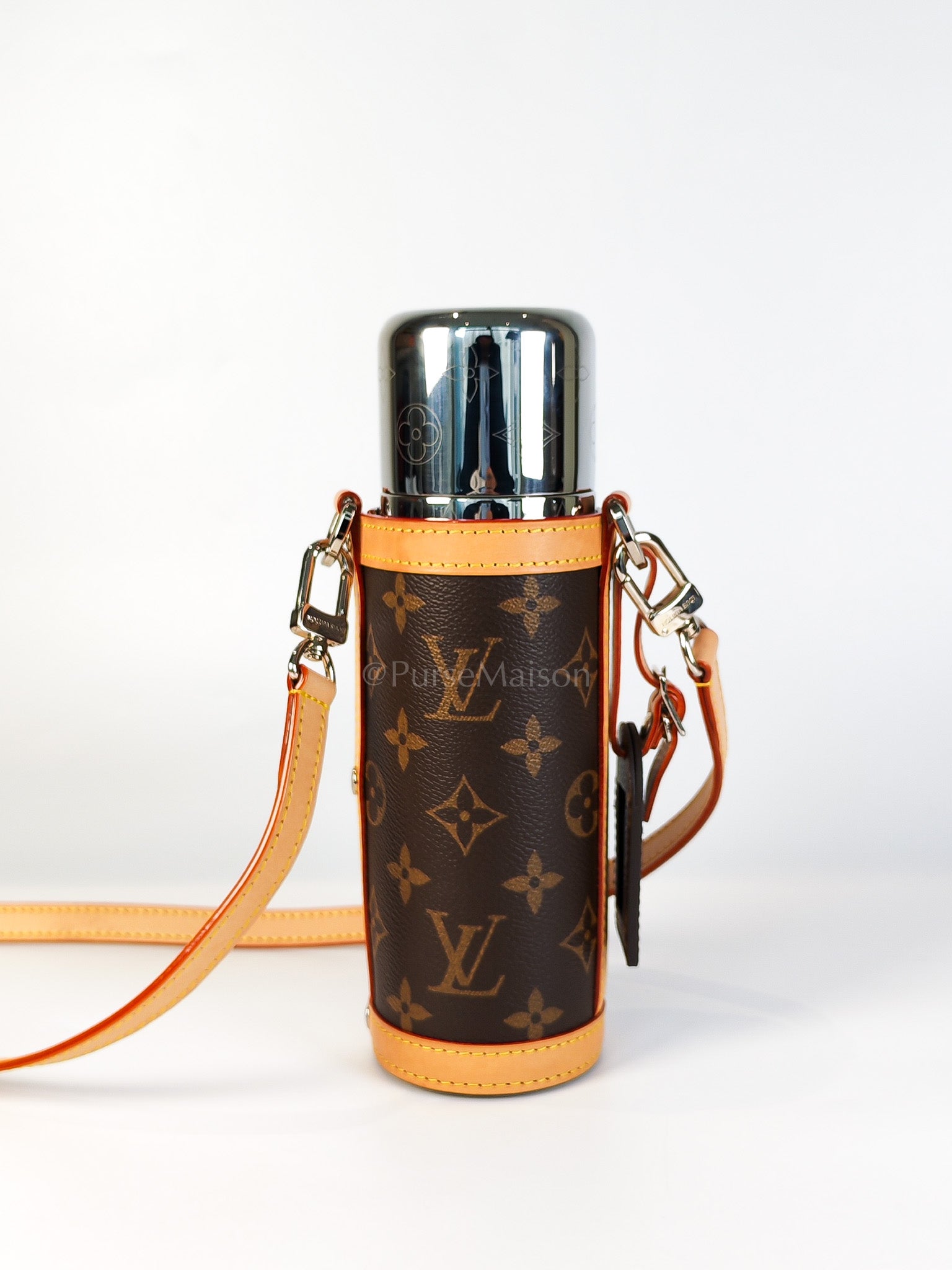 Monogram Flask Holder Thermos with Case Water Bottle (Date Code: PL5200) | Purse Maison Luxury Bags Shop