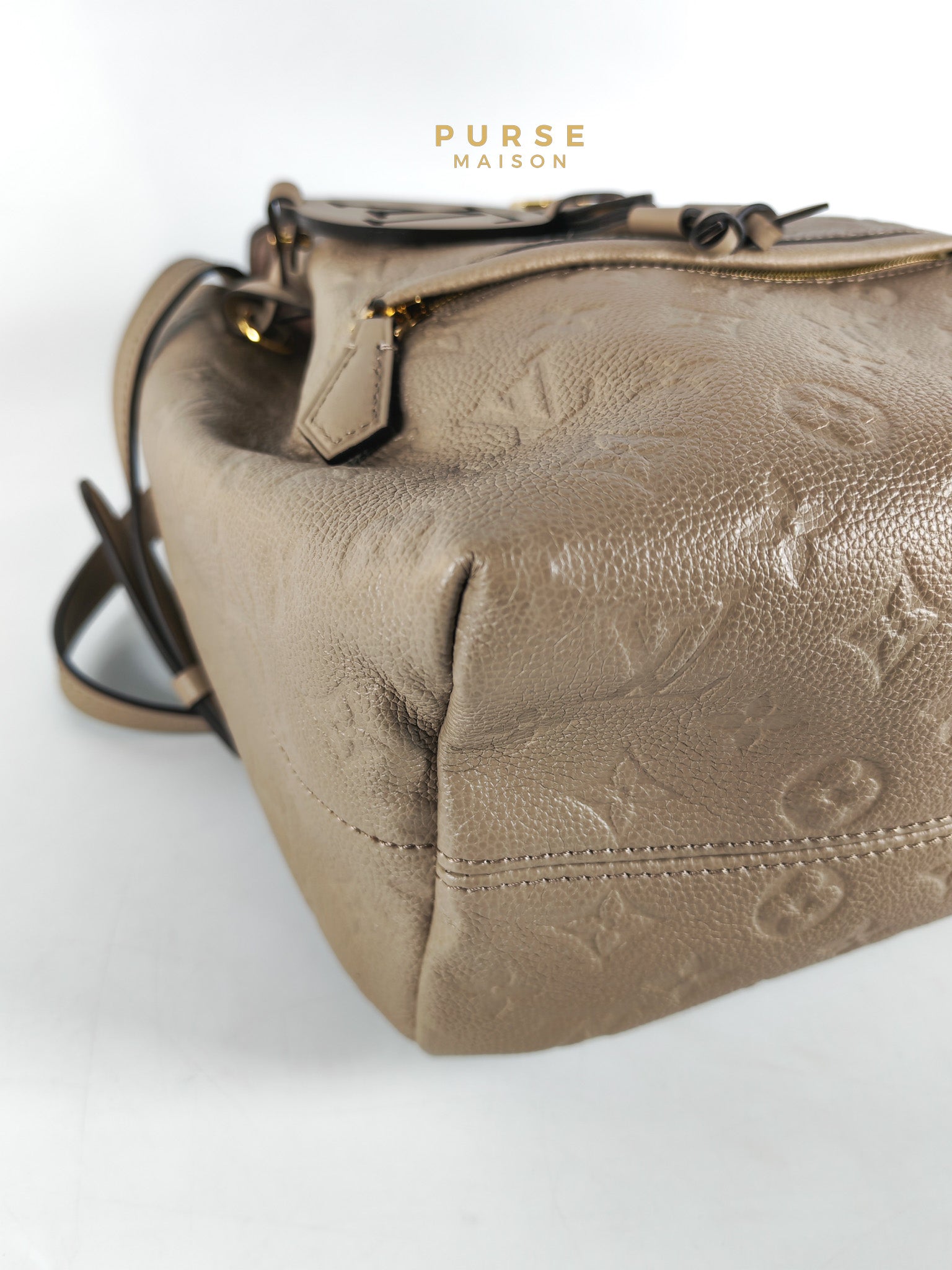 Montsouris NM in Turtledove Monogram Empreinte Leather Backpack (Microchip) | Purse Maison Luxury Bags Shop