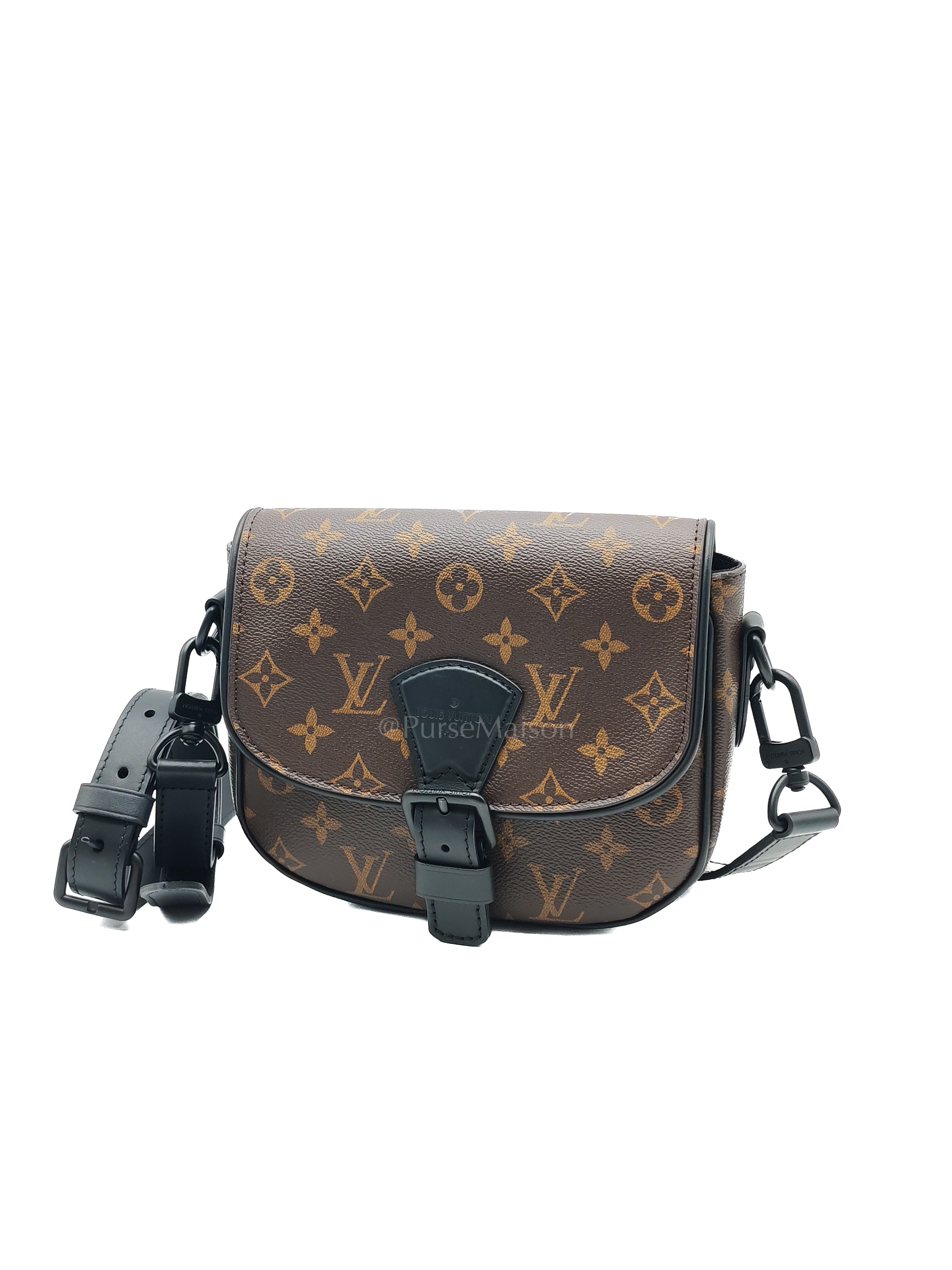 Montsouris PM Monogram Canvas Messenger Cross Body Bag (Microchip) | Purse Maison Luxury Bags Shop