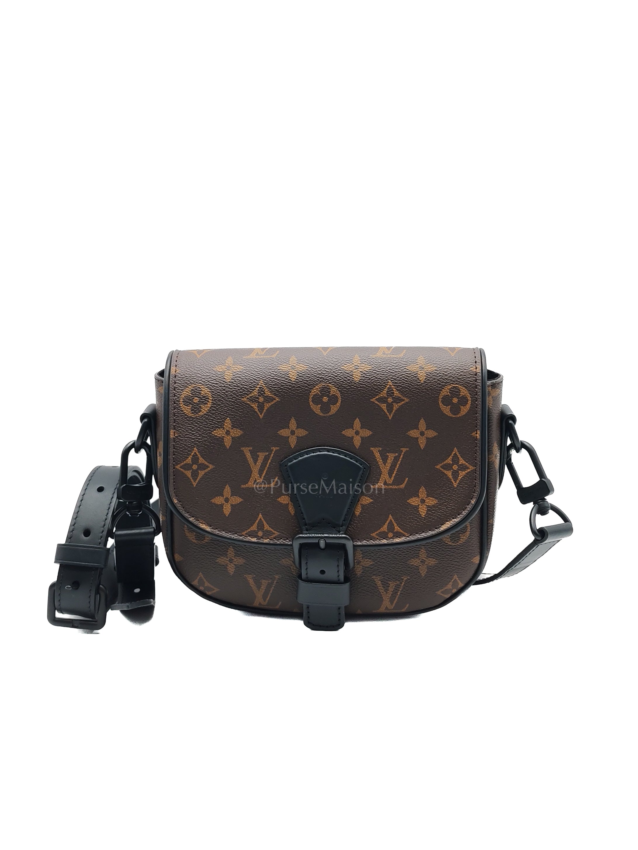 Montsouris PM Monogram Canvas Messenger Cross Body Bag (Microchip) | Purse Maison Luxury Bags Shop
