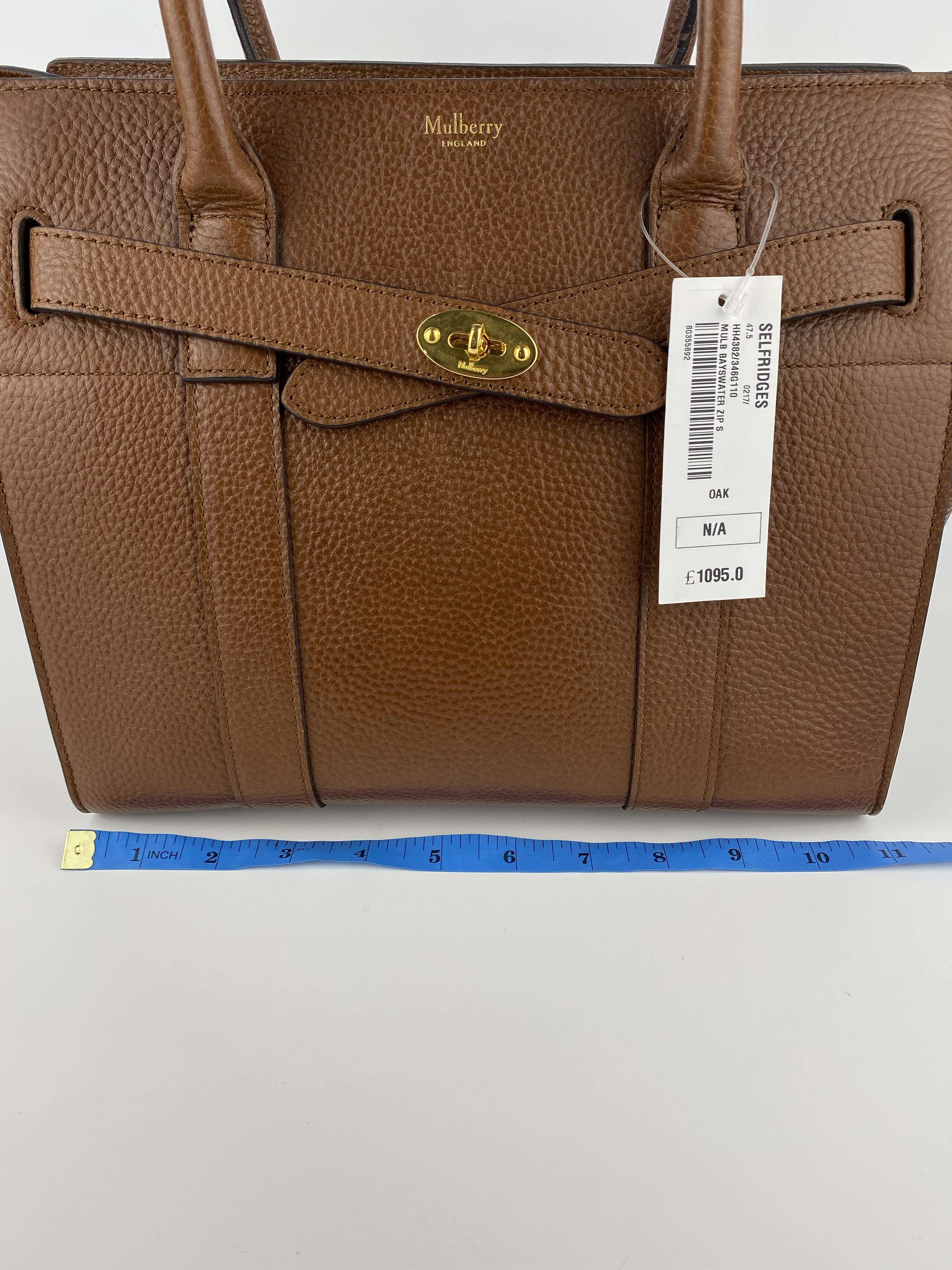 Mulberry Bayswater Zip small oak color