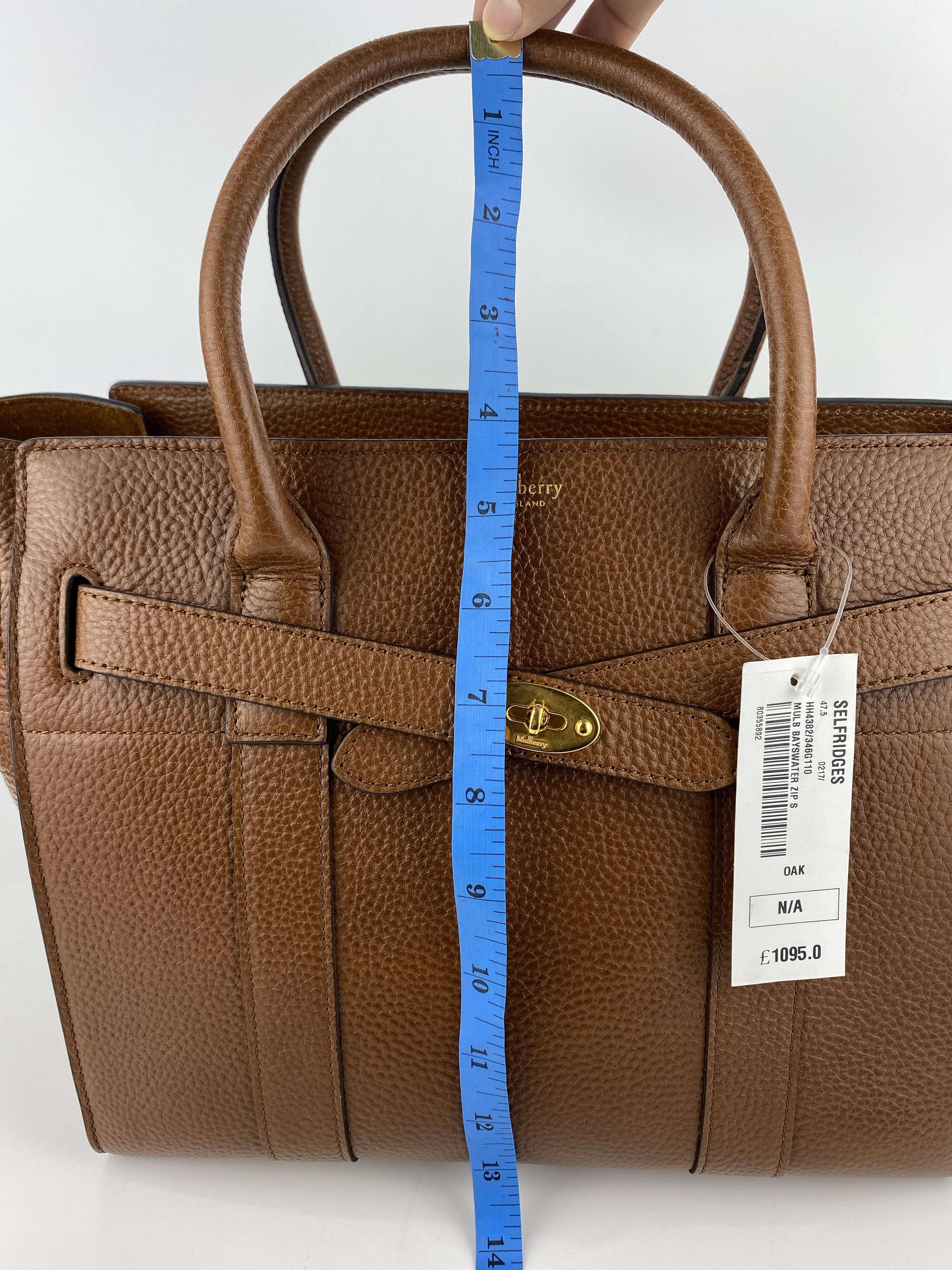 Mulberry Bayswater Zip small oak color