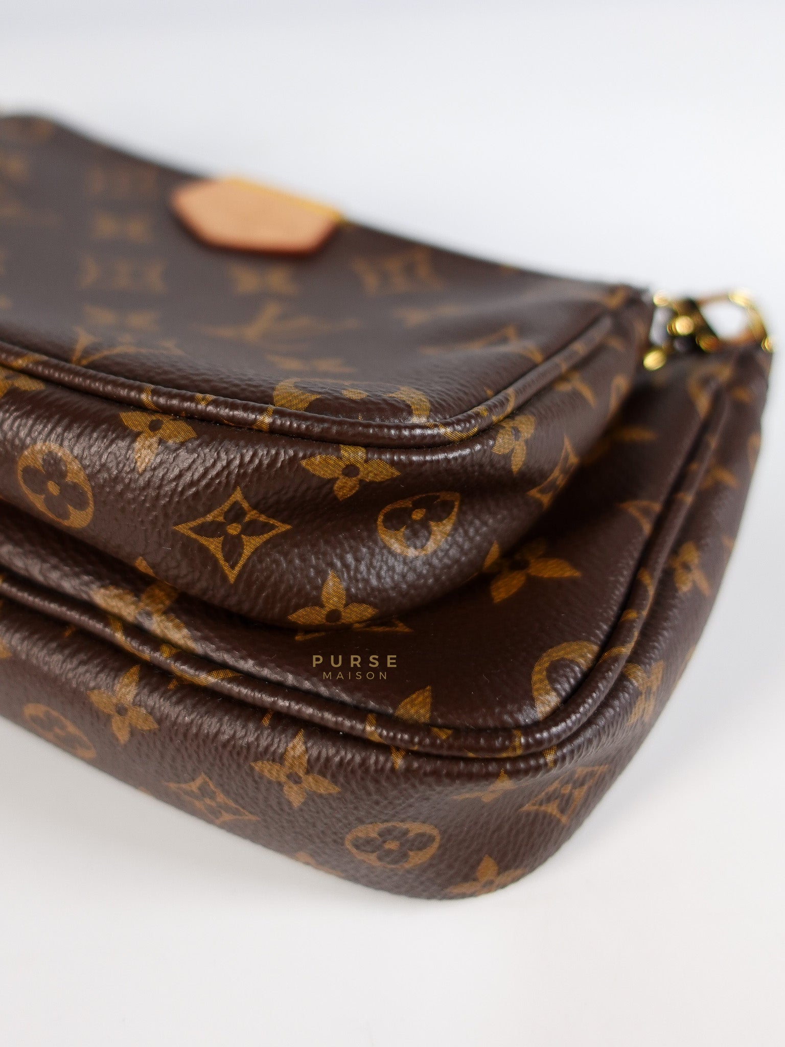 Multi Pochette Accessoires Monogram Canvas & Khaki Strap(Date Code: SP5108) | Purse Maison Luxury Bags Shop