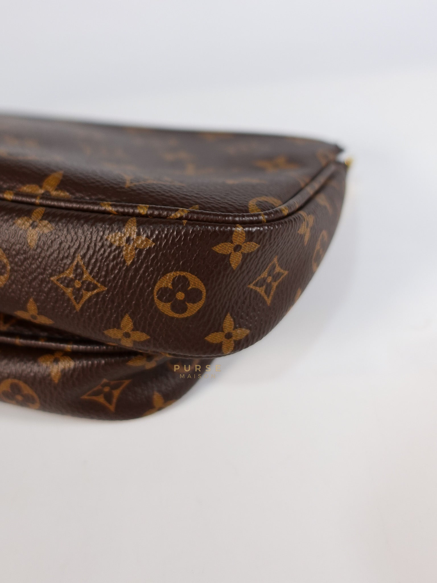 Multi Pochette Accessoires Monogram Canvas & Khaki Strap(Date Code: SP5108) | Purse Maison Luxury Bags Shop
