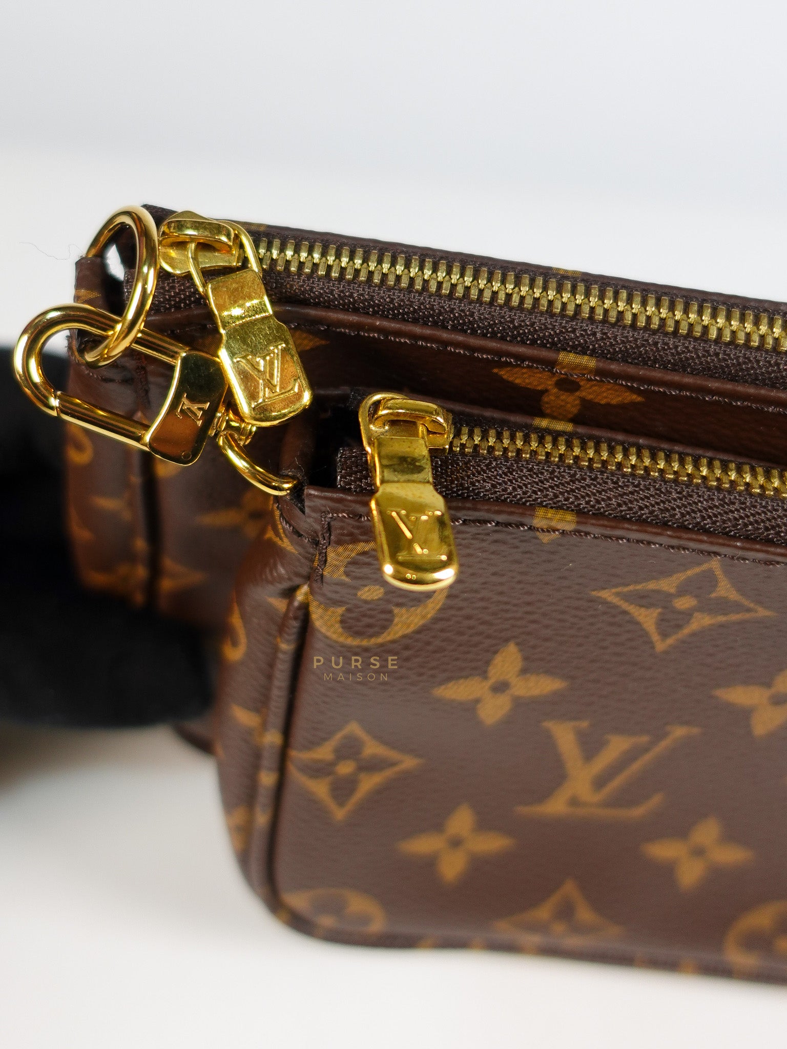Multi Pochette Accessoires Monogram Canvas & Khaki Strap(Date Code: SP5108) | Purse Maison Luxury Bags Shop