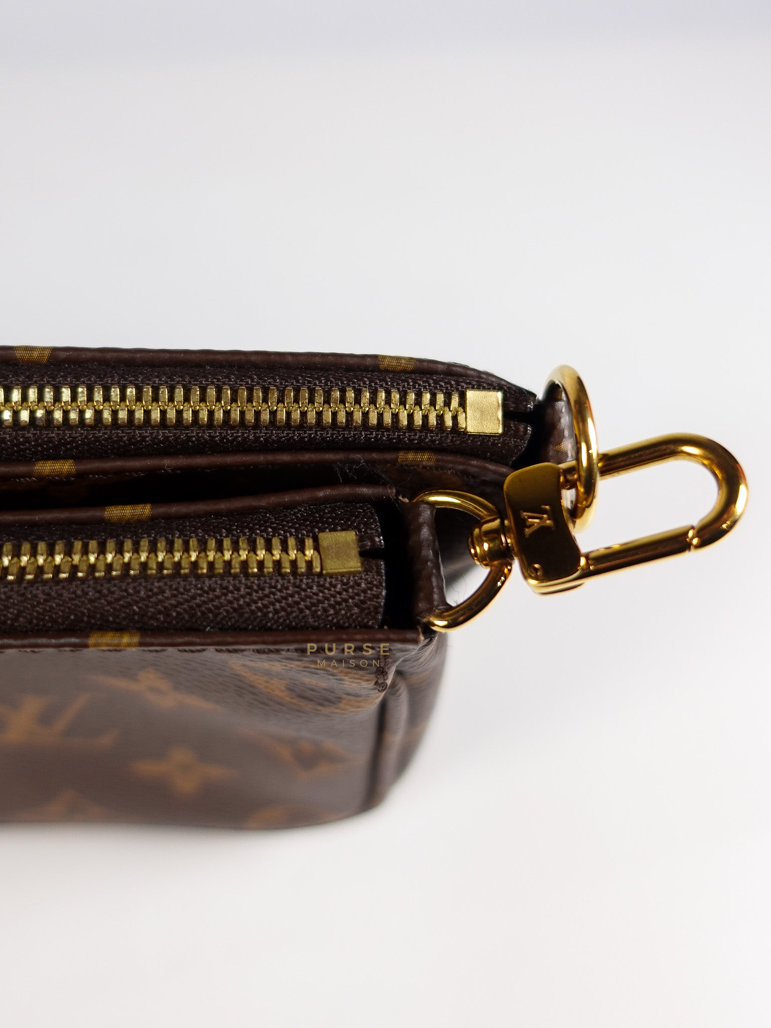 Multi Pochette Accessoires Monogram Canvas & Khaki Strap(Date Code: SP5108) | Purse Maison Luxury Bags Shop