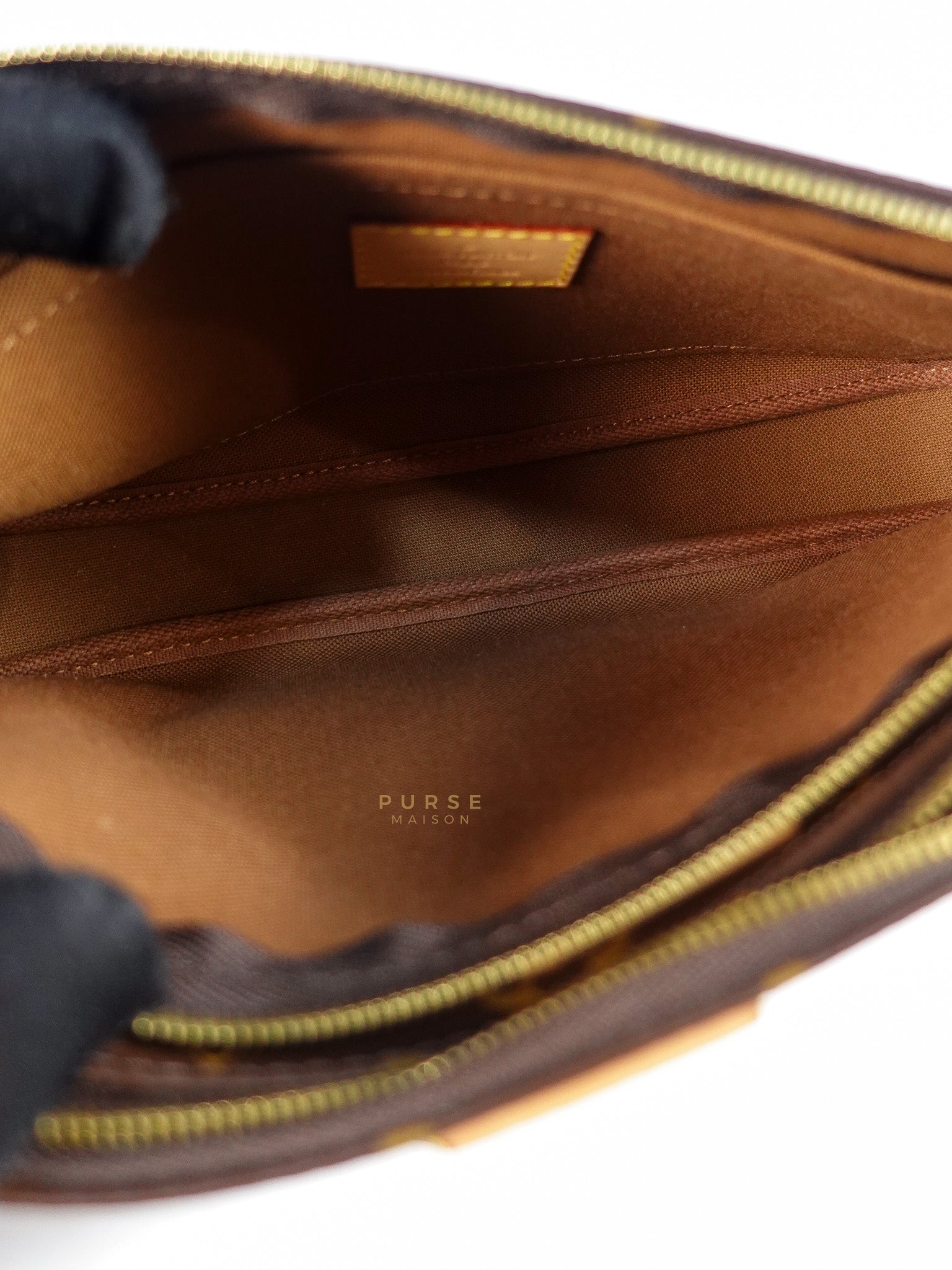 Multi Pochette Accessoires Monogram Canvas & Khaki Strap(Date Code: SP5108) | Purse Maison Luxury Bags Shop