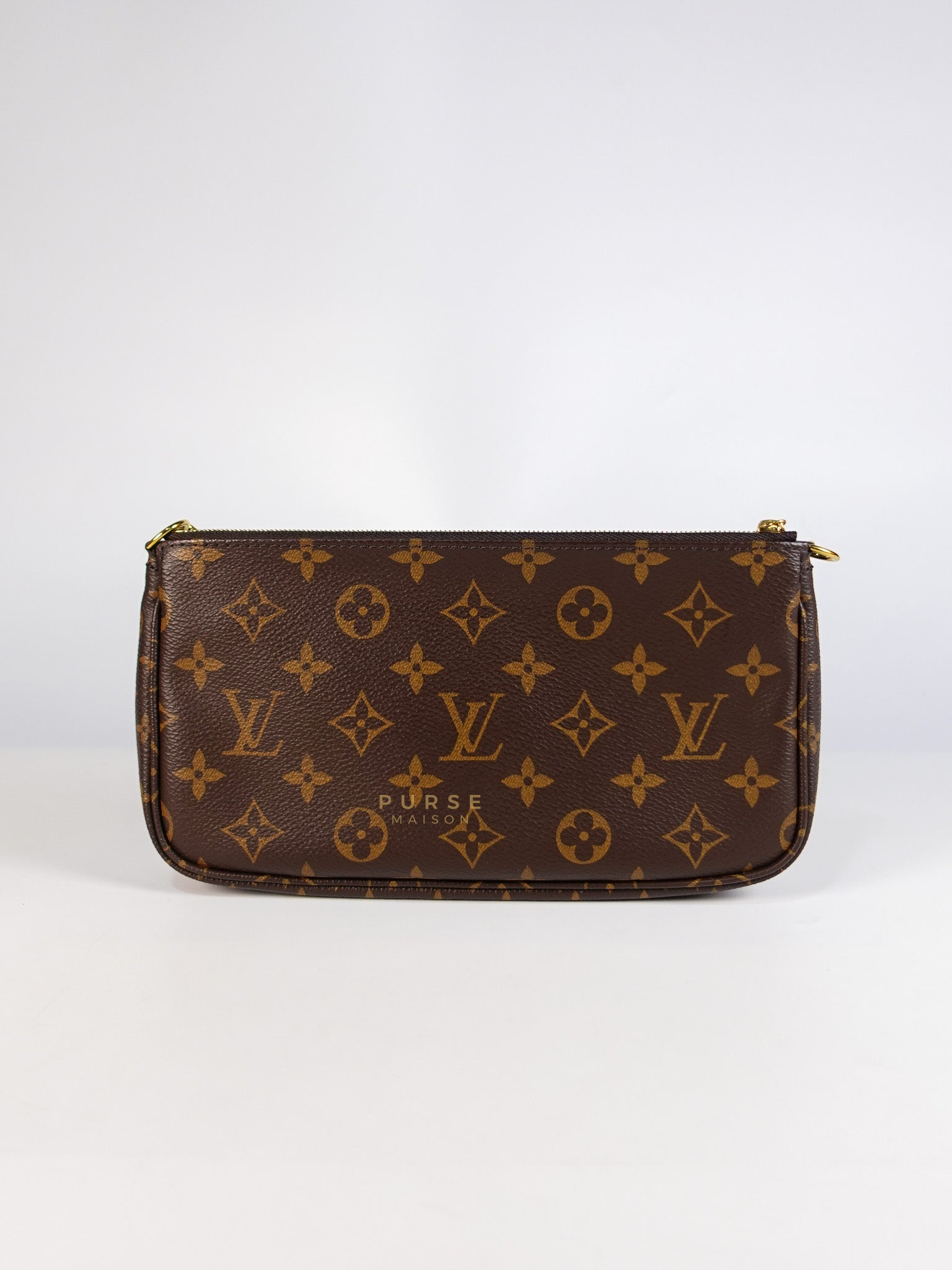 Multi Pochette Accessoires Monogram Canvas & Khaki Strap(Date Code: SP5108) | Purse Maison Luxury Bags Shop
