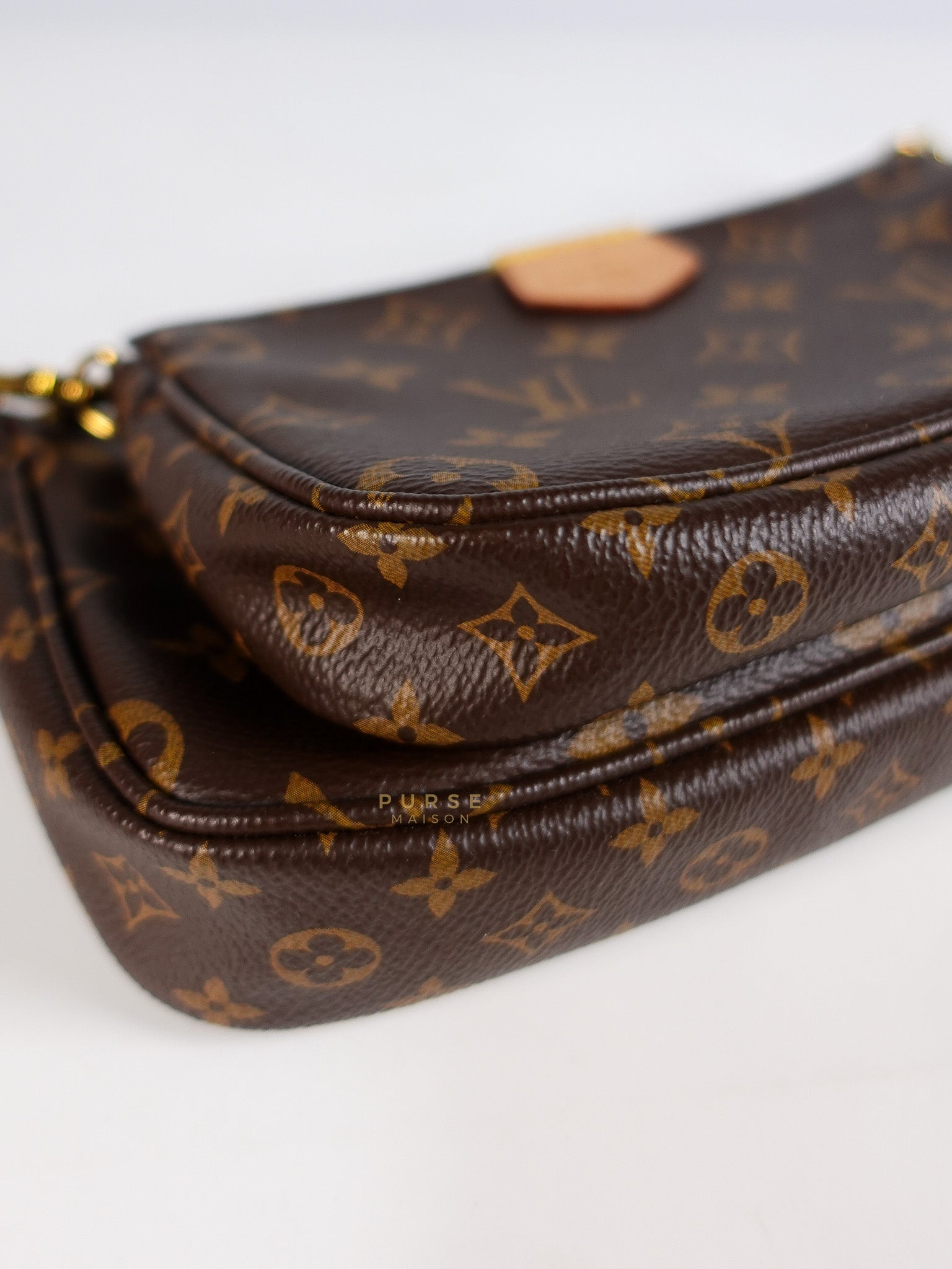 Multi Pochette Accessoires Monogram Canvas & Khaki Strap(Date Code: SP5108) | Purse Maison Luxury Bags Shop