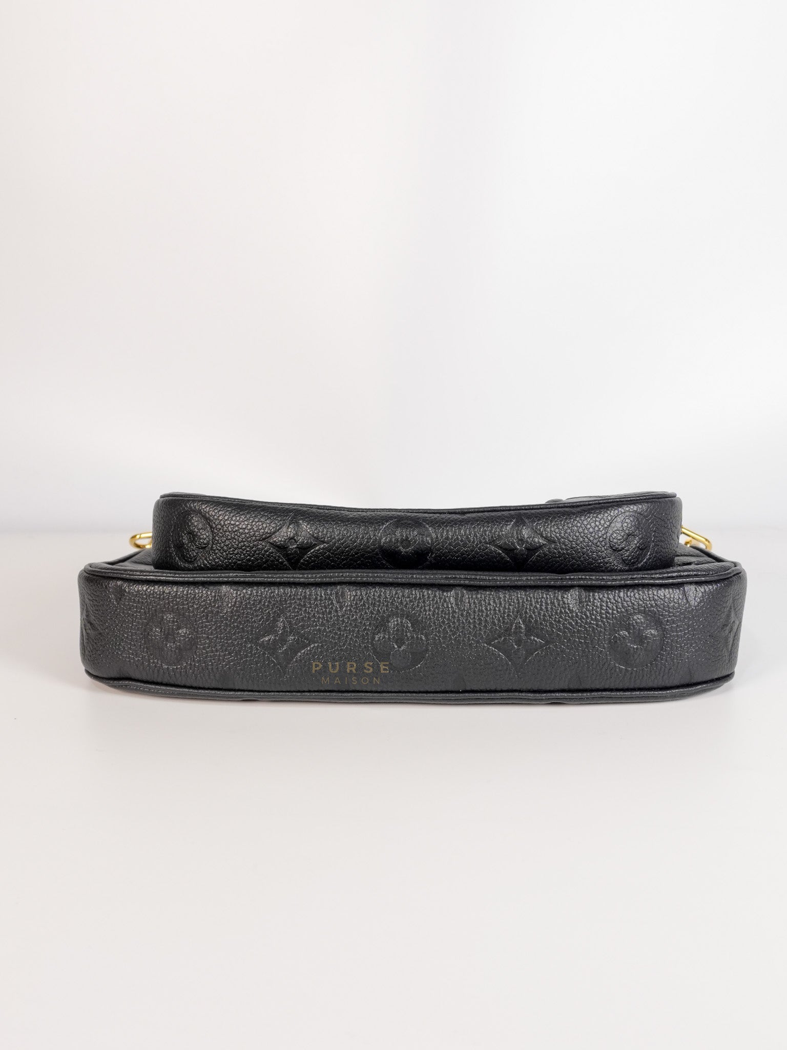 Multi Pochette in Noir Empreinte Leather (Microchip) | Purse Maison Luxury Bags Shop