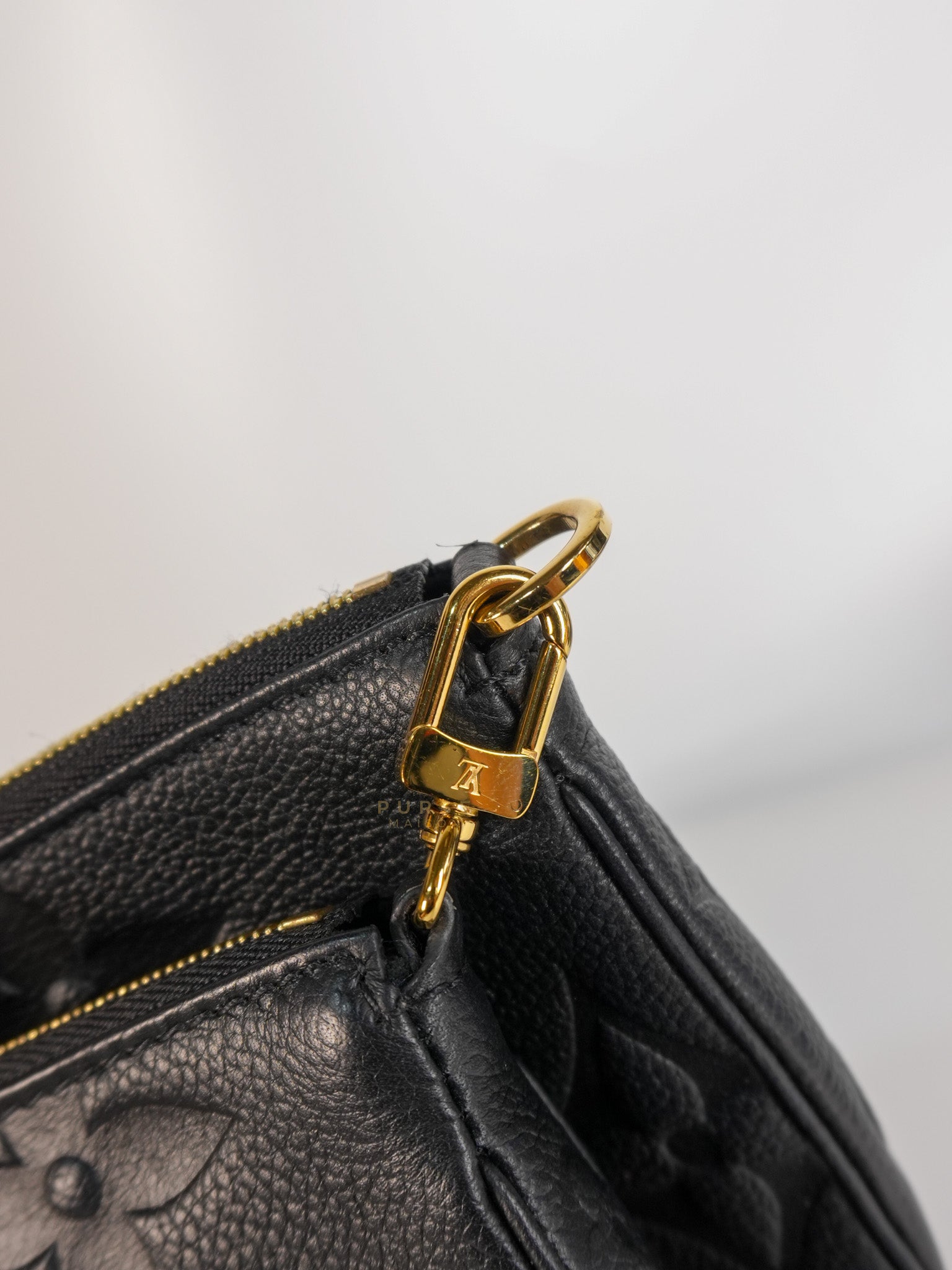 Multi Pochette in Noir Empreinte Leather (Microchip) | Purse Maison Luxury Bags Shop