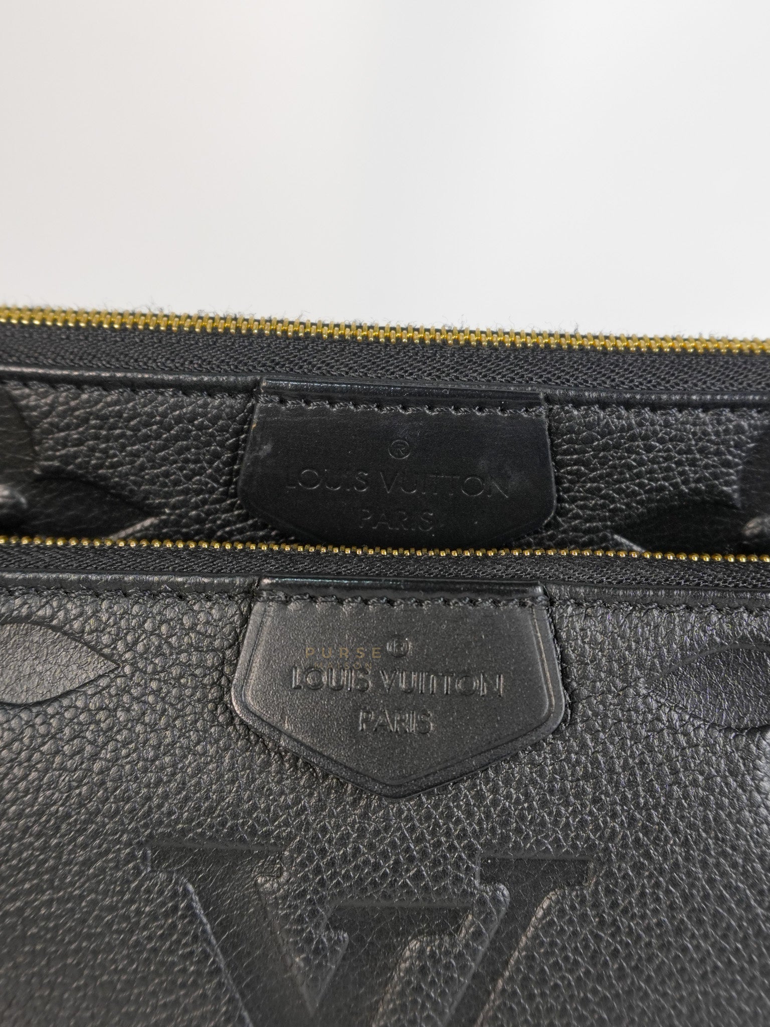 Multi Pochette in Noir Empreinte Leather (Microchip) | Purse Maison Luxury Bags Shop