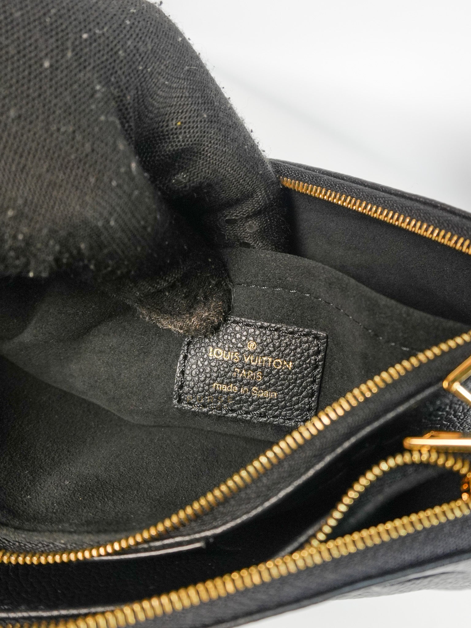 Multi Pochette in Noir Empreinte Leather (Microchip) | Purse Maison Luxury Bags Shop