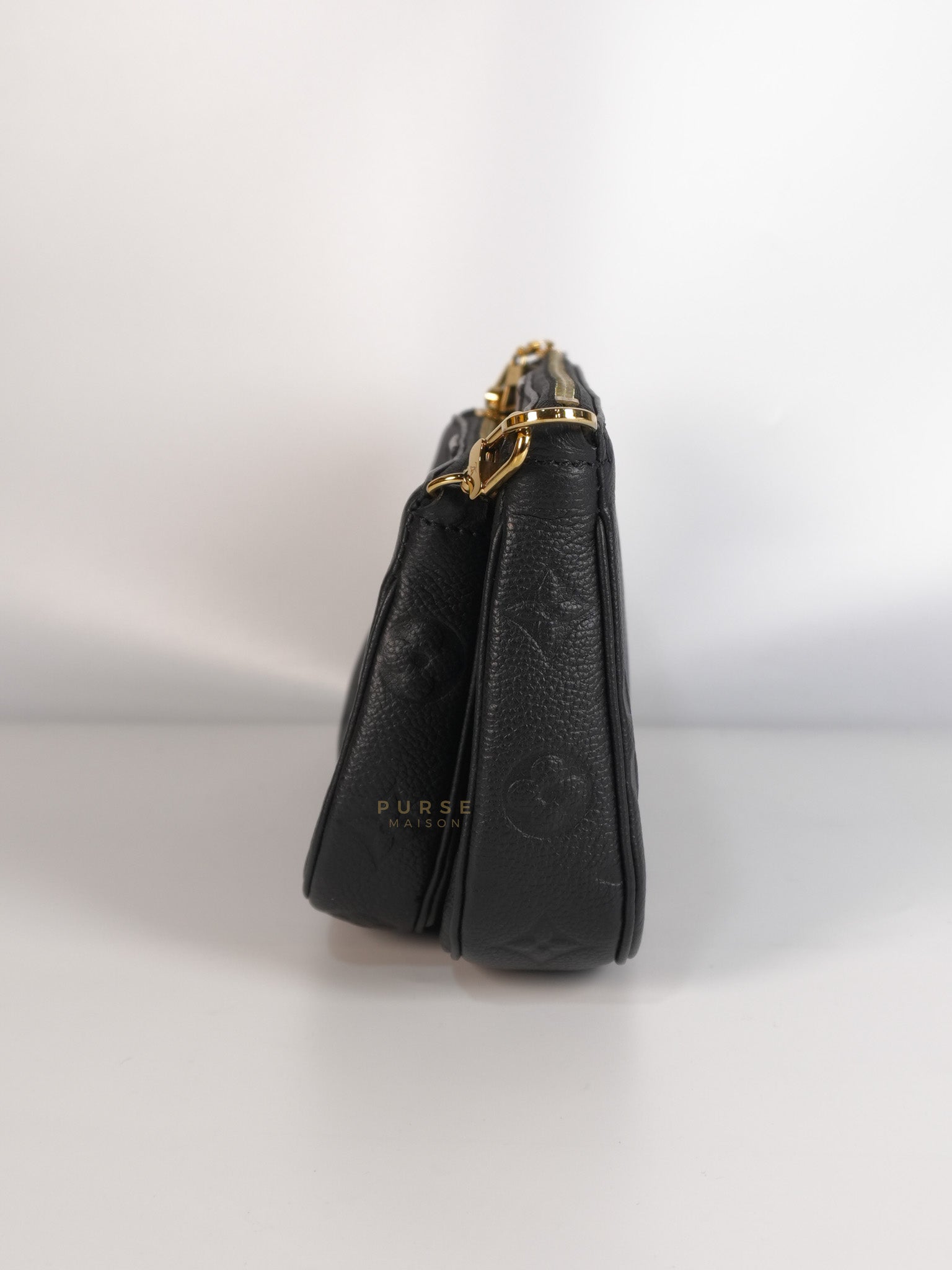 Multi Pochette in Noir Empreinte Leather (Microchip) | Purse Maison Luxury Bags Shop