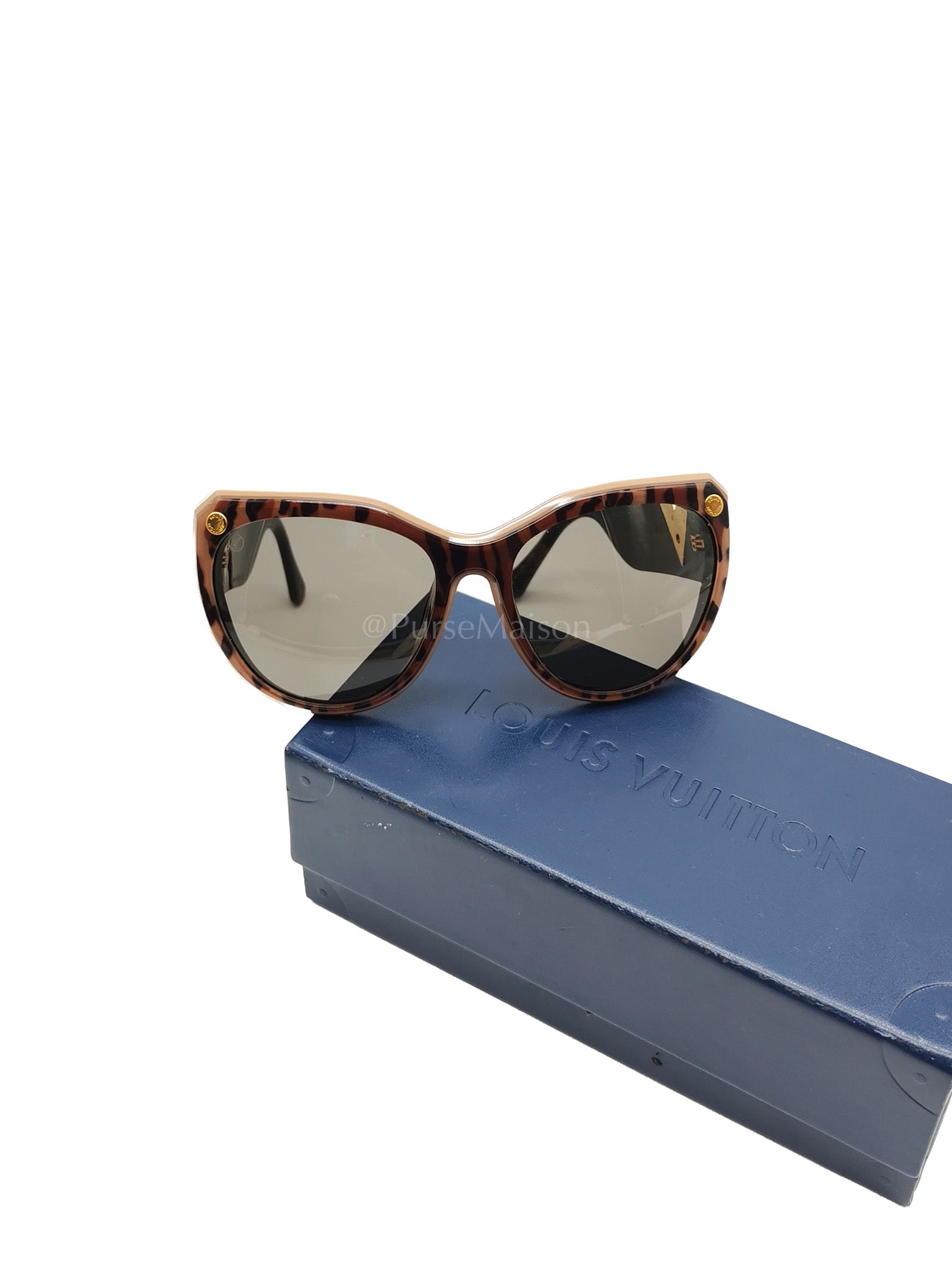 My Fair Lady Sunglasses in Leopard Print | Purse Maison Luxury Bags Shop