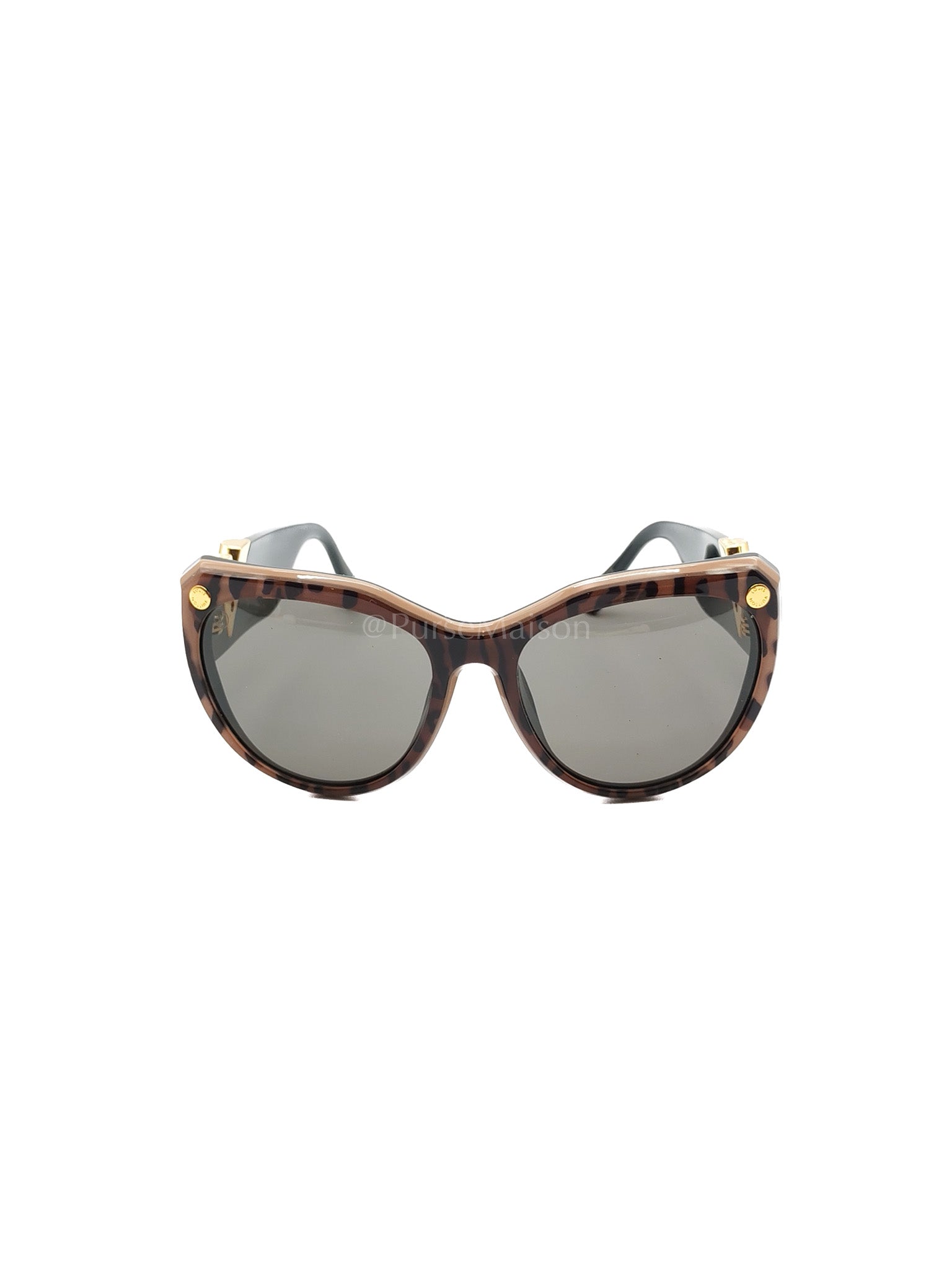 My Fair Lady Sunglasses in Leopard Print | Purse Maison Luxury Bags Shop