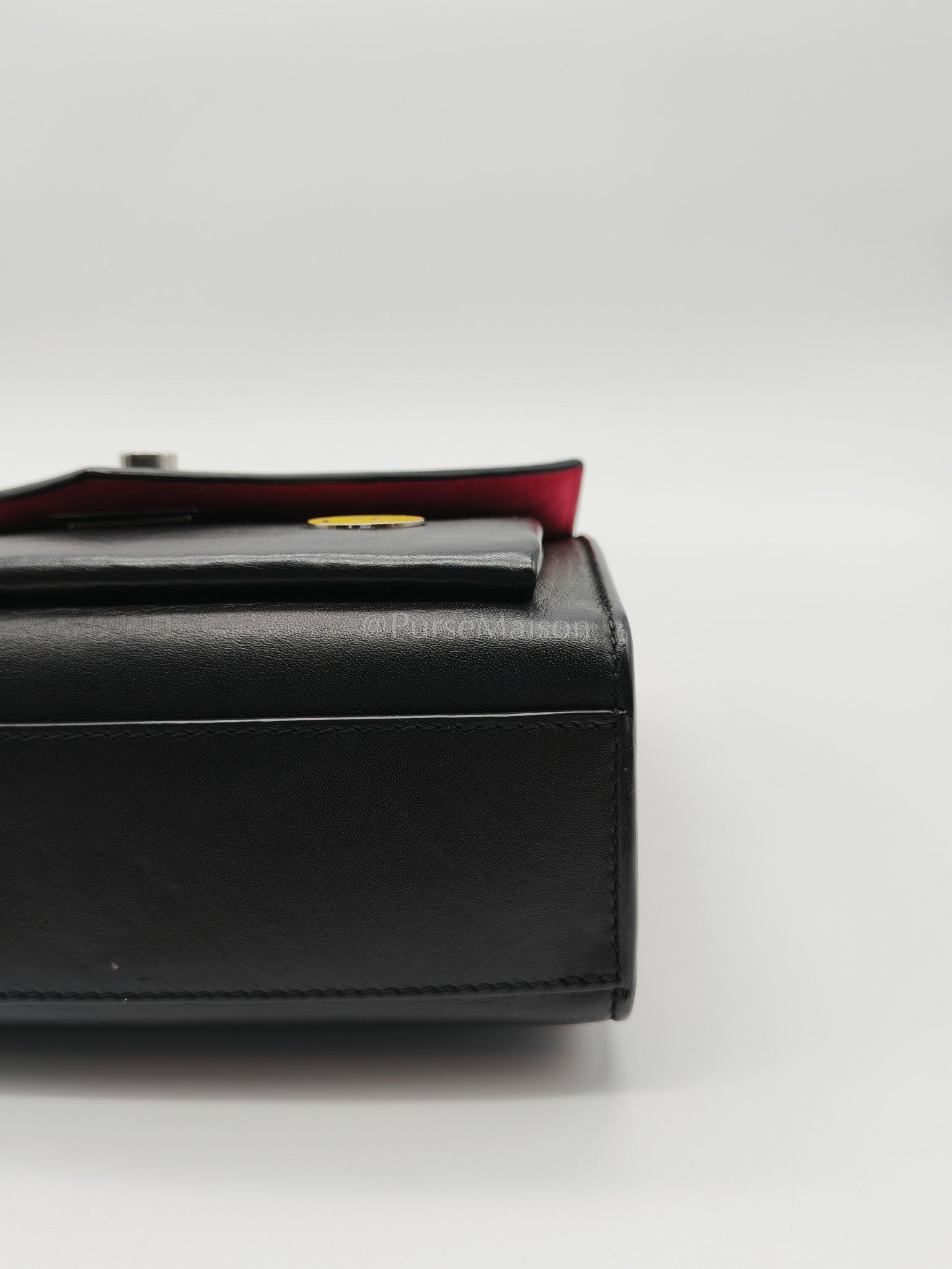 My Lock Me Limited Edition Pin Embellished Calfskin Leather Shoulder Bag (Date Code: AR3108) | Purse Maison Luxury Bags Shop