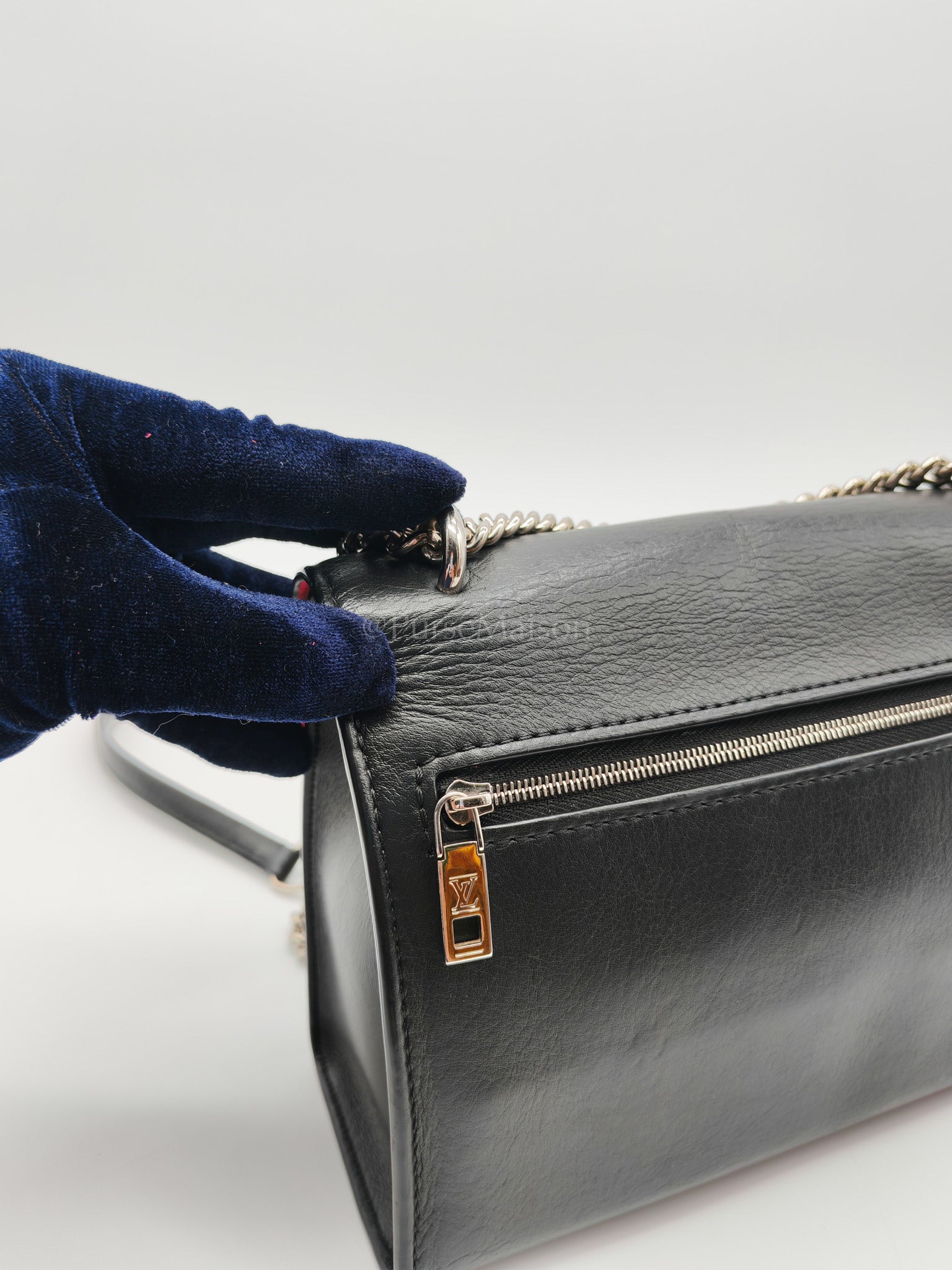 My Lock Me Limited Edition Pin Embellished Calfskin Leather Shoulder Bag (Date Code: AR3108) | Purse Maison Luxury Bags Shop