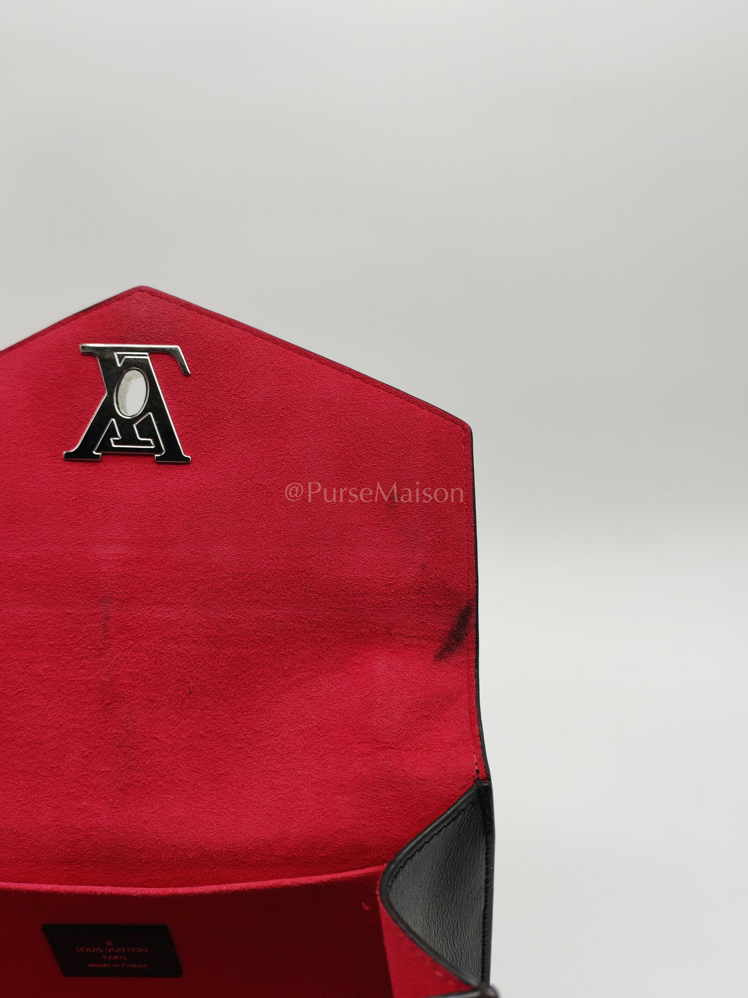 My Lock Me Limited Edition Pin Embellished Calfskin Leather Shoulder Bag (Date Code: AR3108) | Purse Maison Luxury Bags Shop