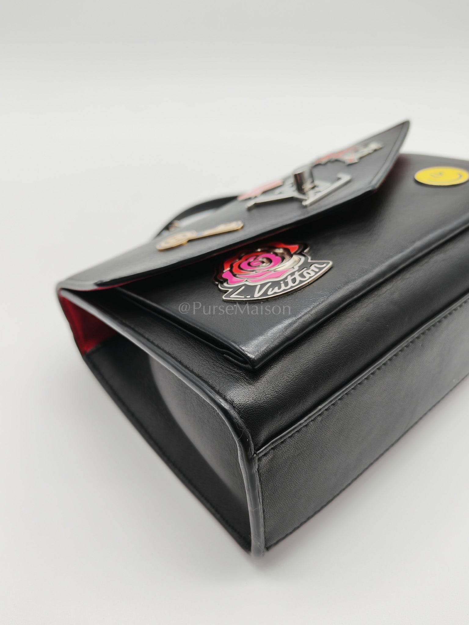 My Lock Me Limited Edition Pin Embellished Calfskin Leather Shoulder Bag (Date Code: AR3108) | Purse Maison Luxury Bags Shop