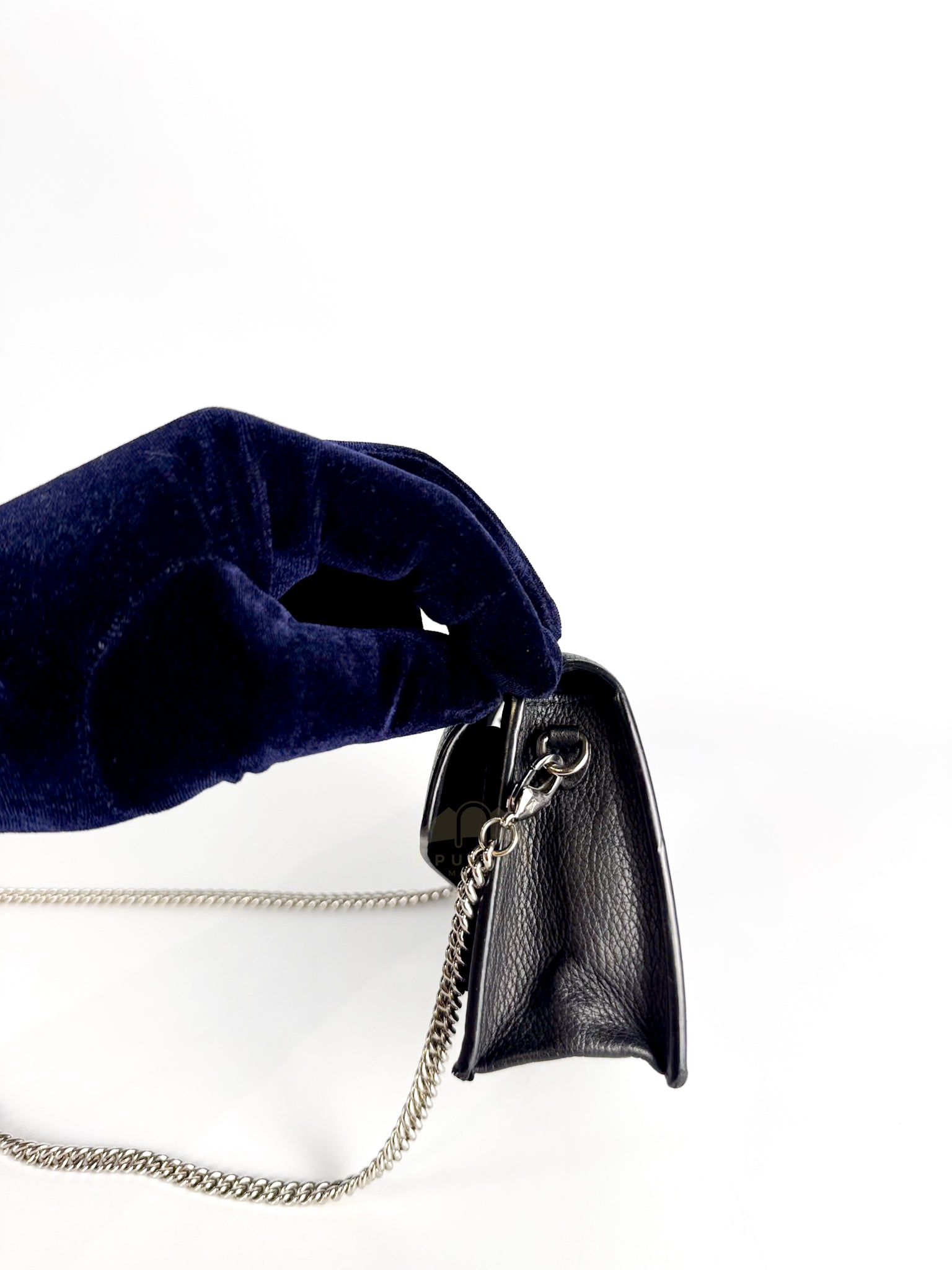 MyLockme Chain Bag in Grained Calfskin Leather (Date Code: UB0240) | Purse Maison Luxury Bags Shop