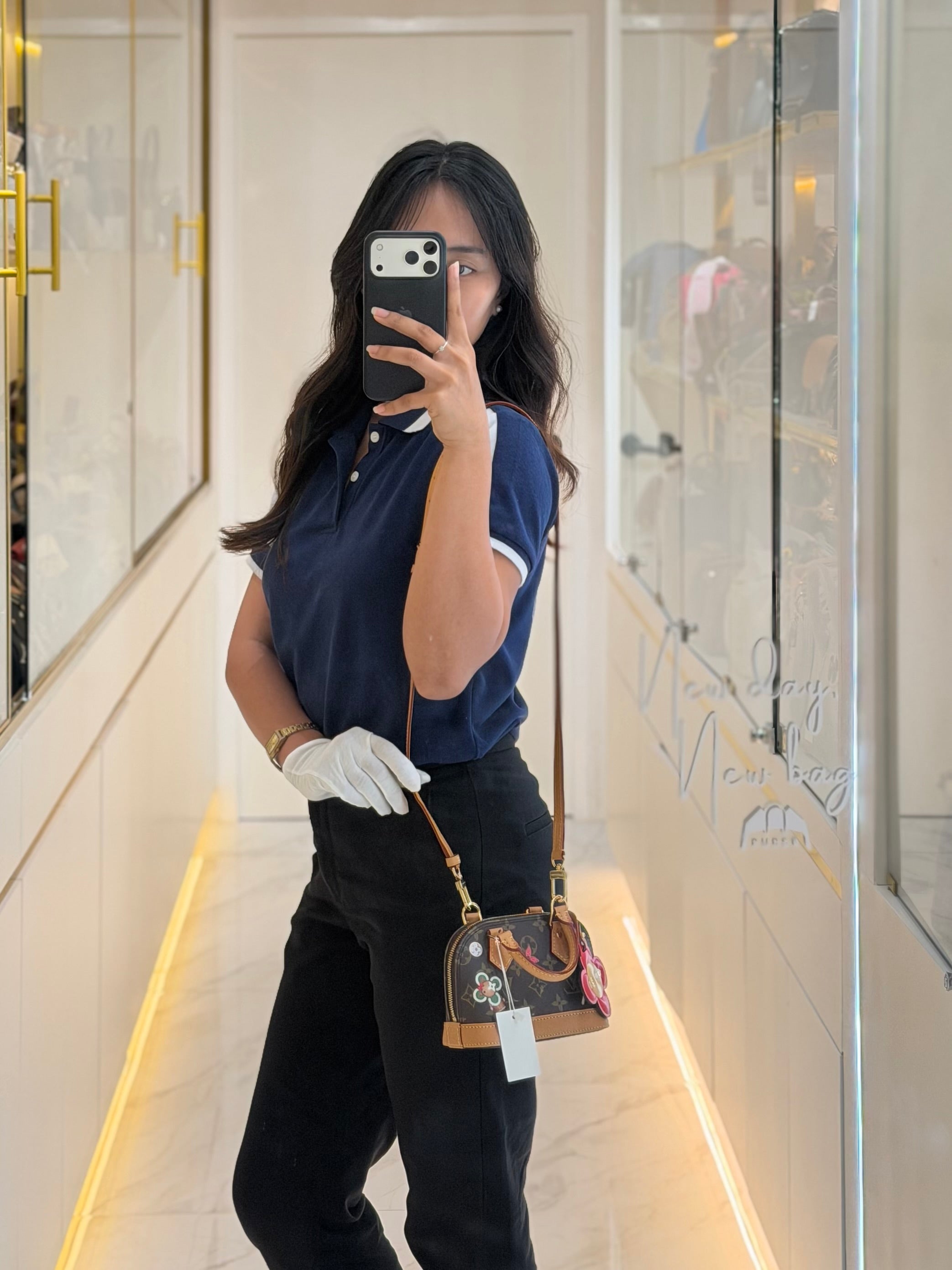 Nano Alma in Monogram Candy Factory Canvas Crossbody Bag (Microchip) | Purse Maison Luxury Bags Shop