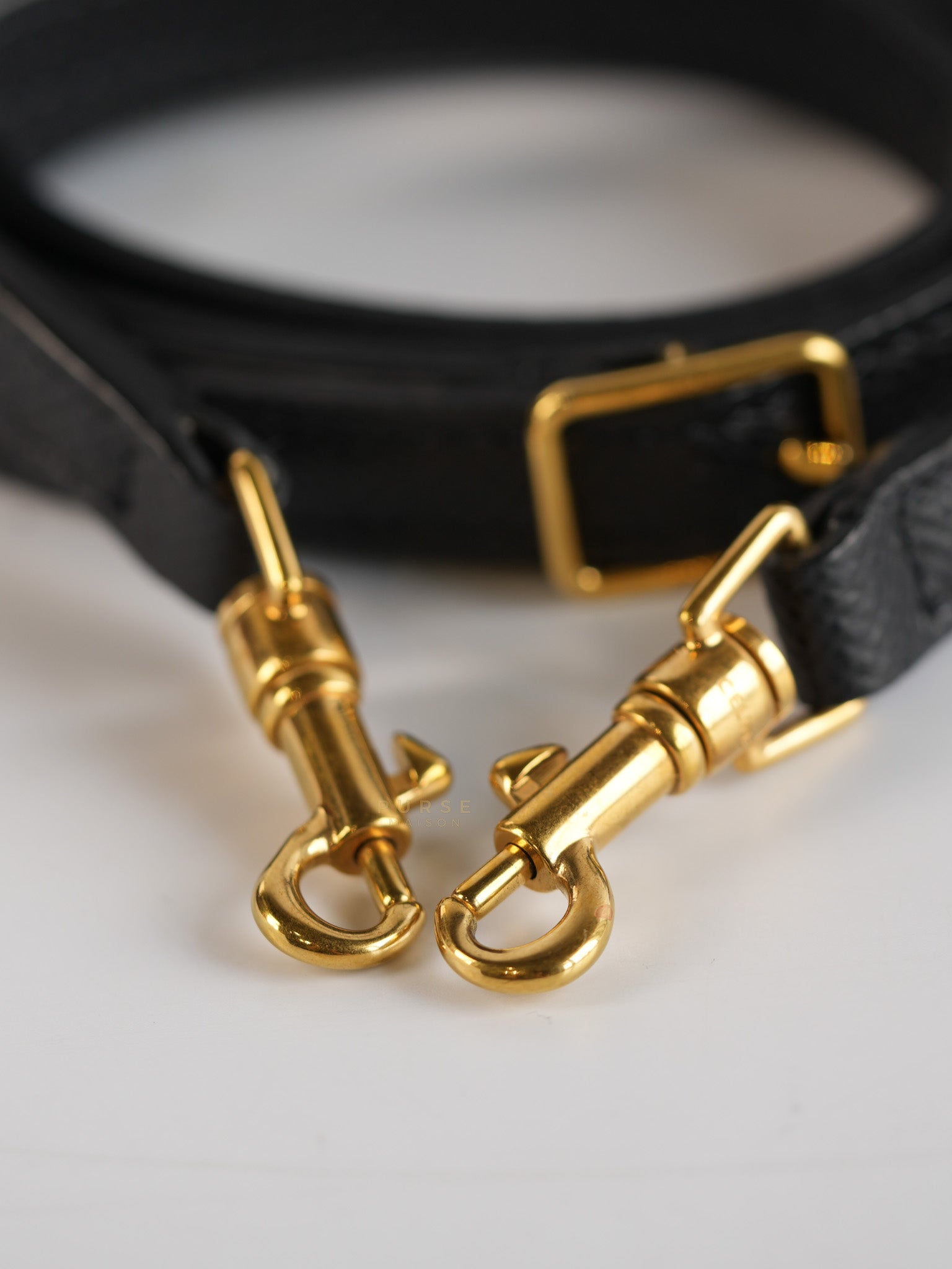 Nano Belt Bag In Black Grained Calfskin Leather | Purse Maison Luxury Bags Shop