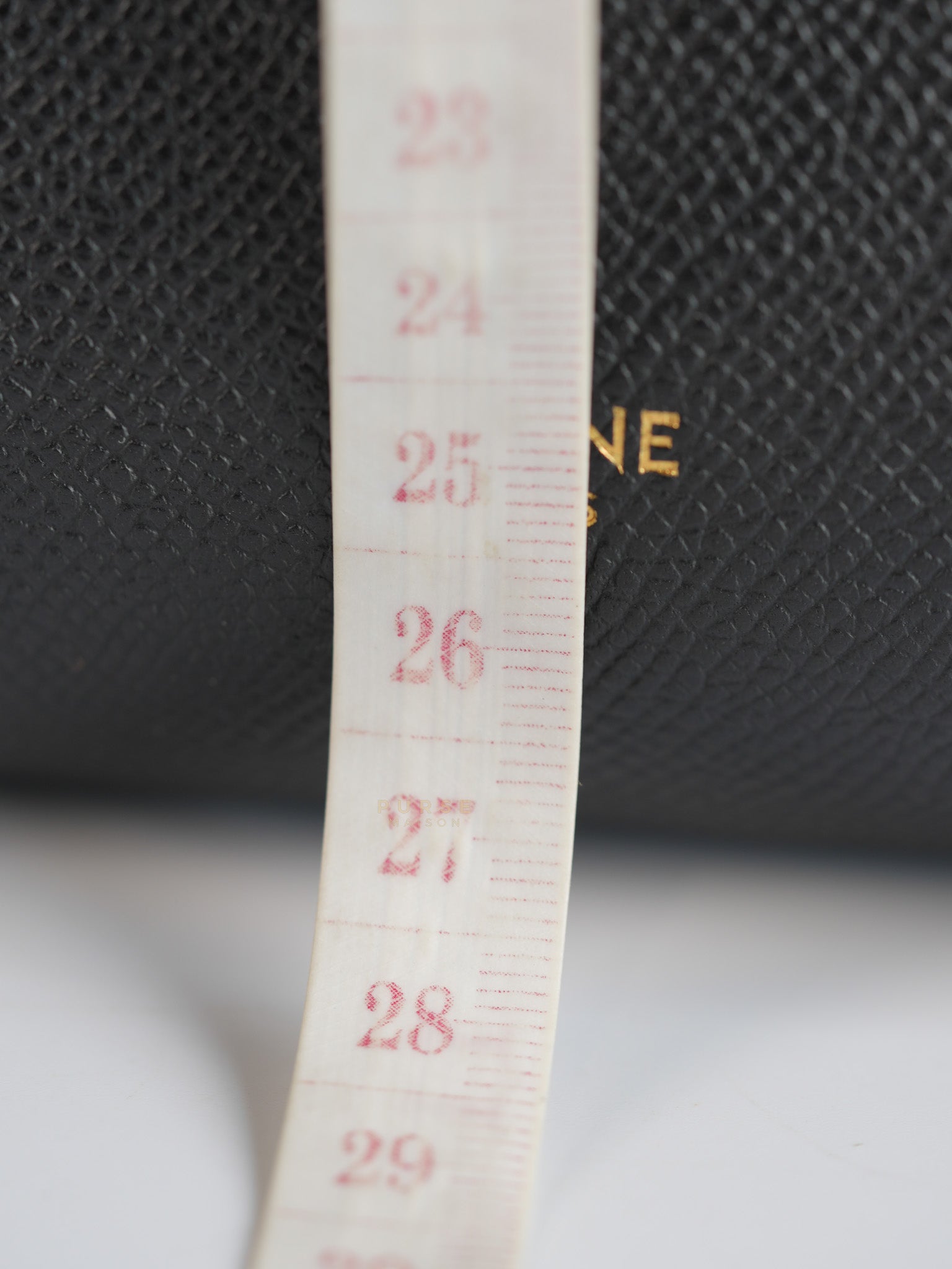 Nano Belt Bag In Black Grained Calfskin Leather | Purse Maison Luxury Bags Shop