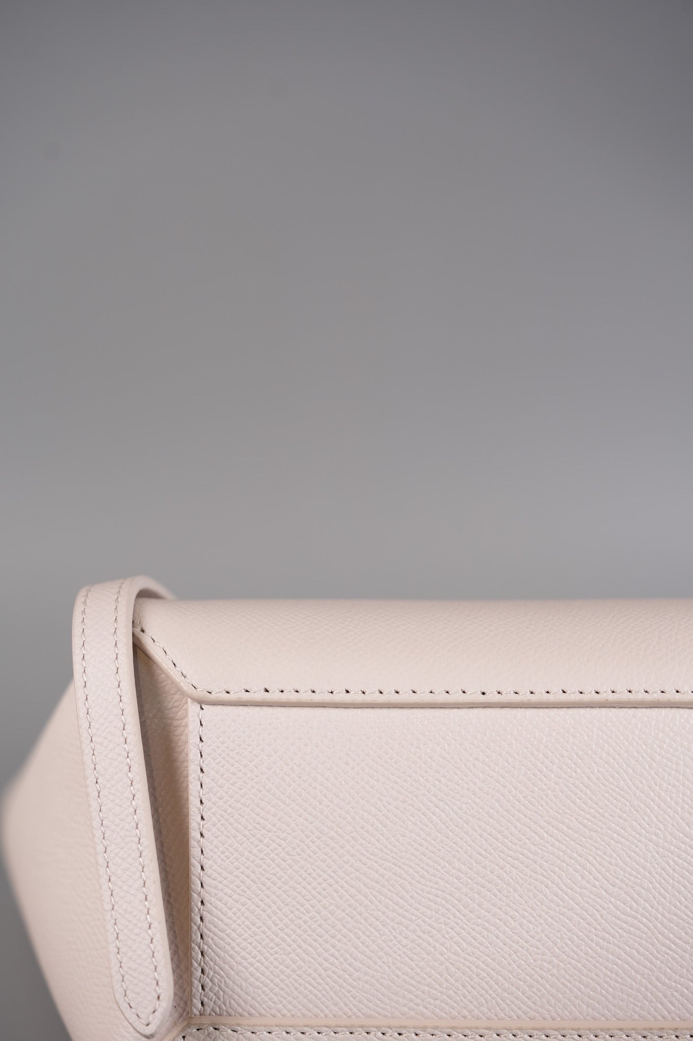 Nano Belt Bag in Light Pink Grained Calfskin Leather | Purse Maison Luxury Bags Shop