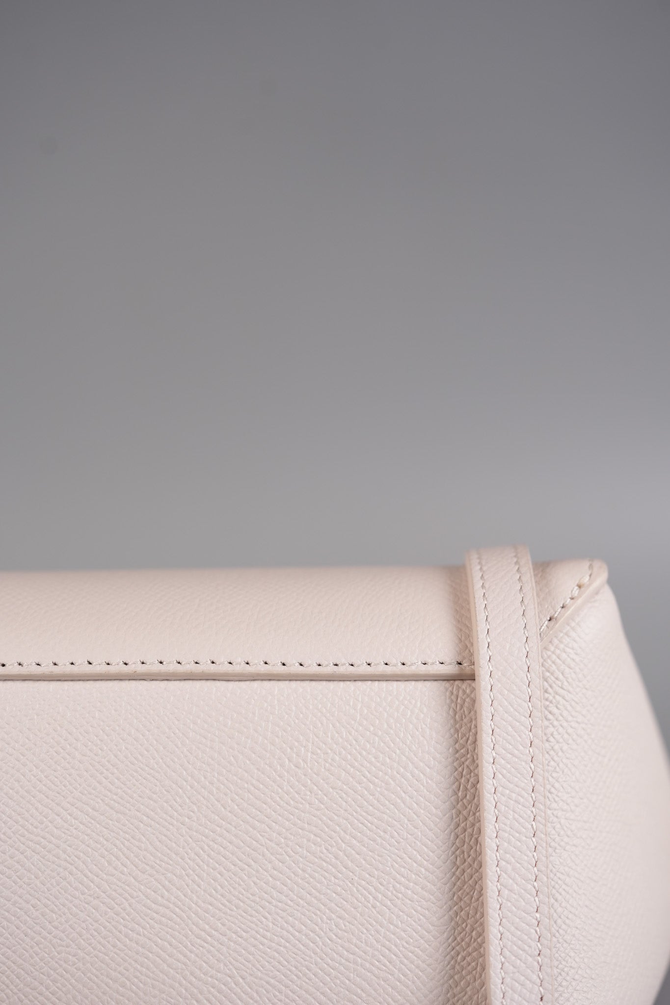 Nano Belt Bag in Light Pink Grained Calfskin Leather | Purse Maison Luxury Bags Shop