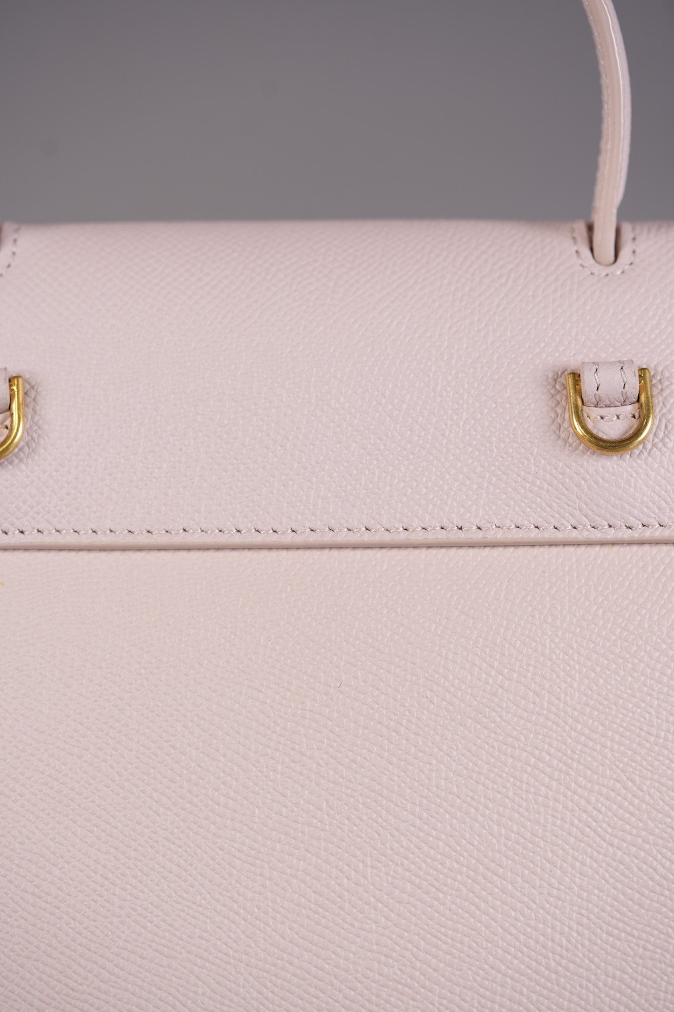 Nano Belt Bag in Light Pink Grained Calfskin Leather | Purse Maison Luxury Bags Shop