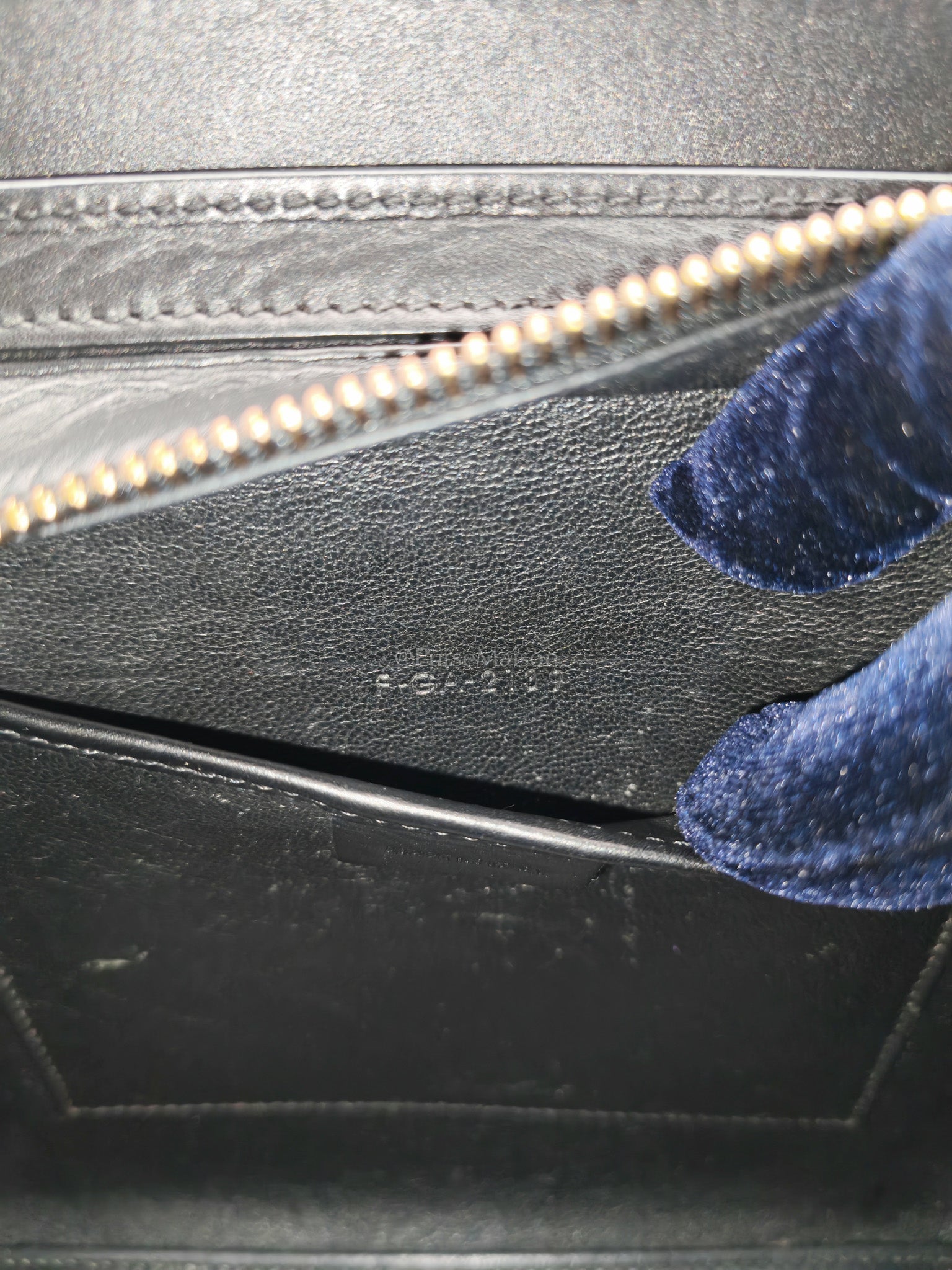 Nano Luggage Bag in Tweed Black & White Canvas | Purse Maison Luxury Bags Shop