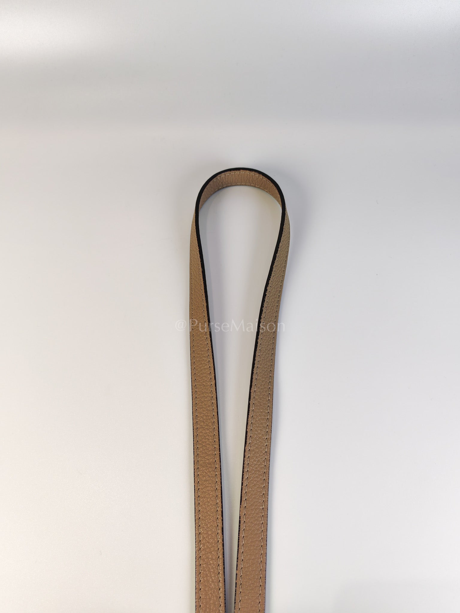 Nano Luggage in Beige Drummed Calfskin Leather Shoulder Bag | Purse Maison Luxury Bags Shop