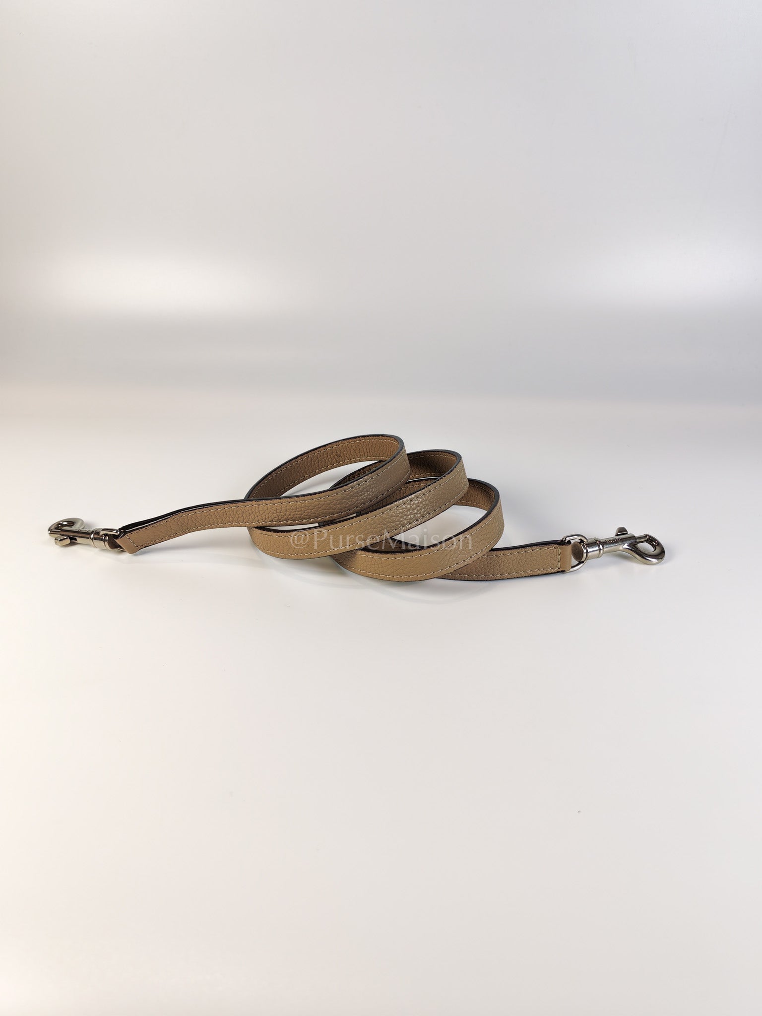 Nano Luggage in Beige Drummed Calfskin Leather Shoulder Bag | Purse Maison Luxury Bags Shop