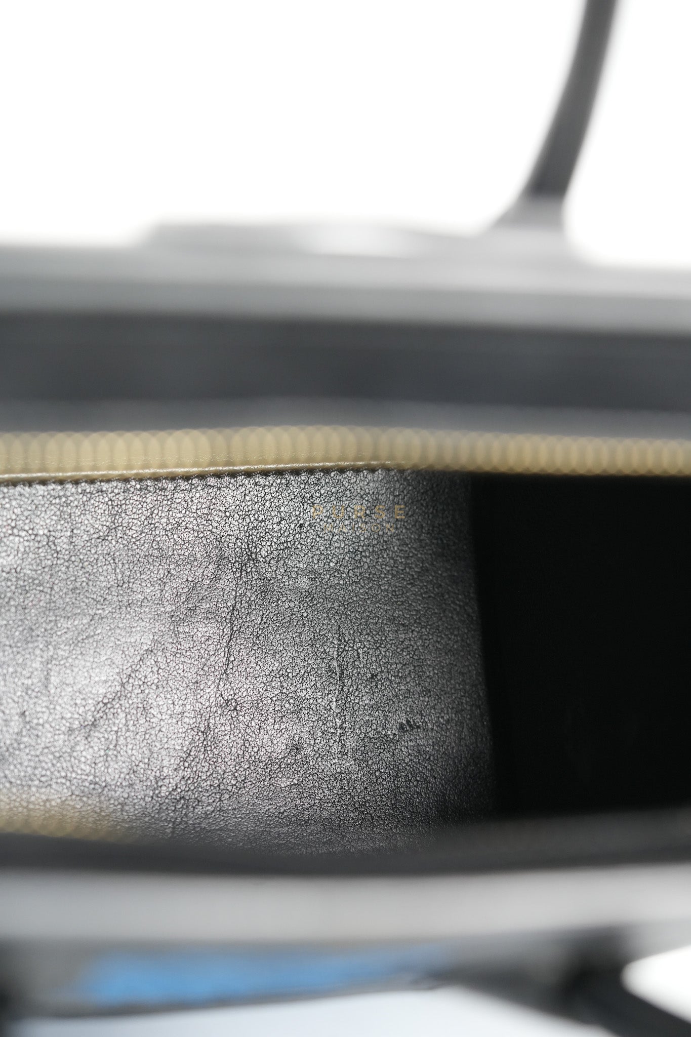 Nano Luggage Tri-color in Python Exotic Leather | Purse Maison Luxury Bags Shop