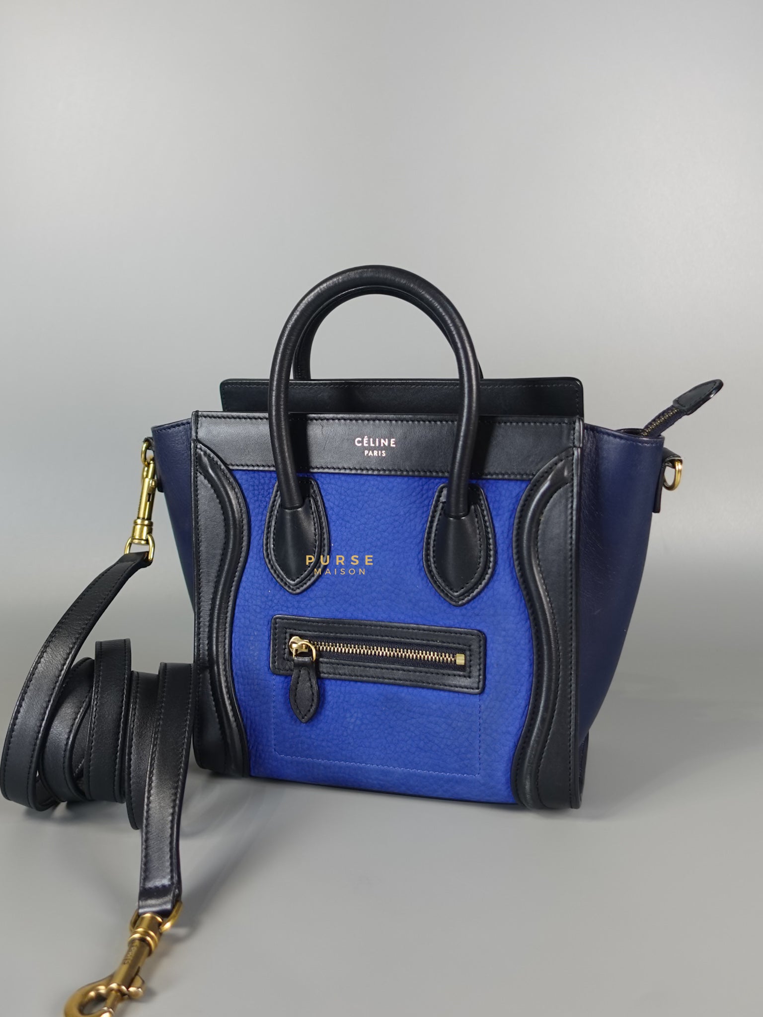 Nano Luggage Tricolor Bag | Purse Maison Luxury Bags Shop