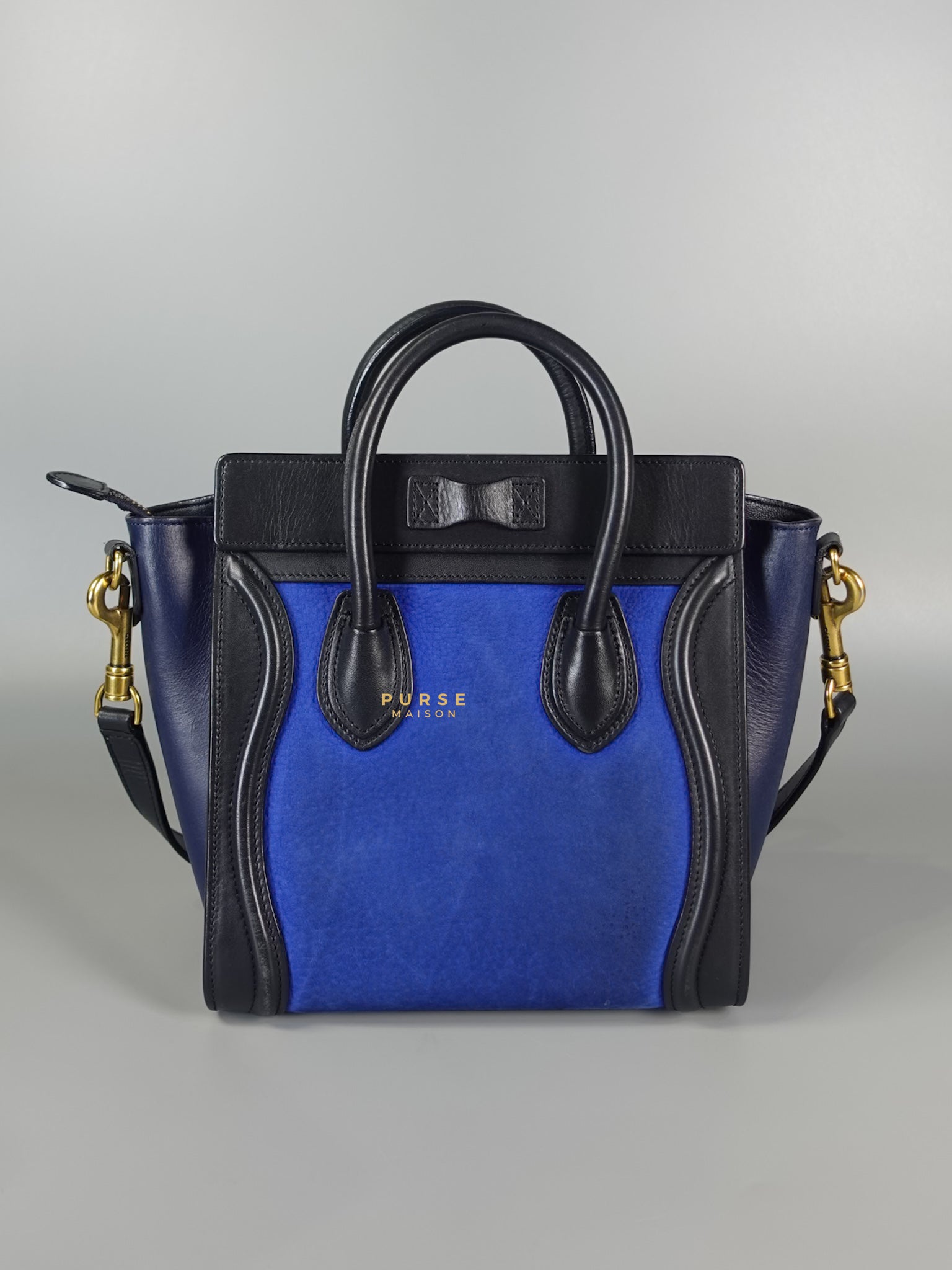 Nano Luggage Tricolor Bag | Purse Maison Luxury Bags Shop