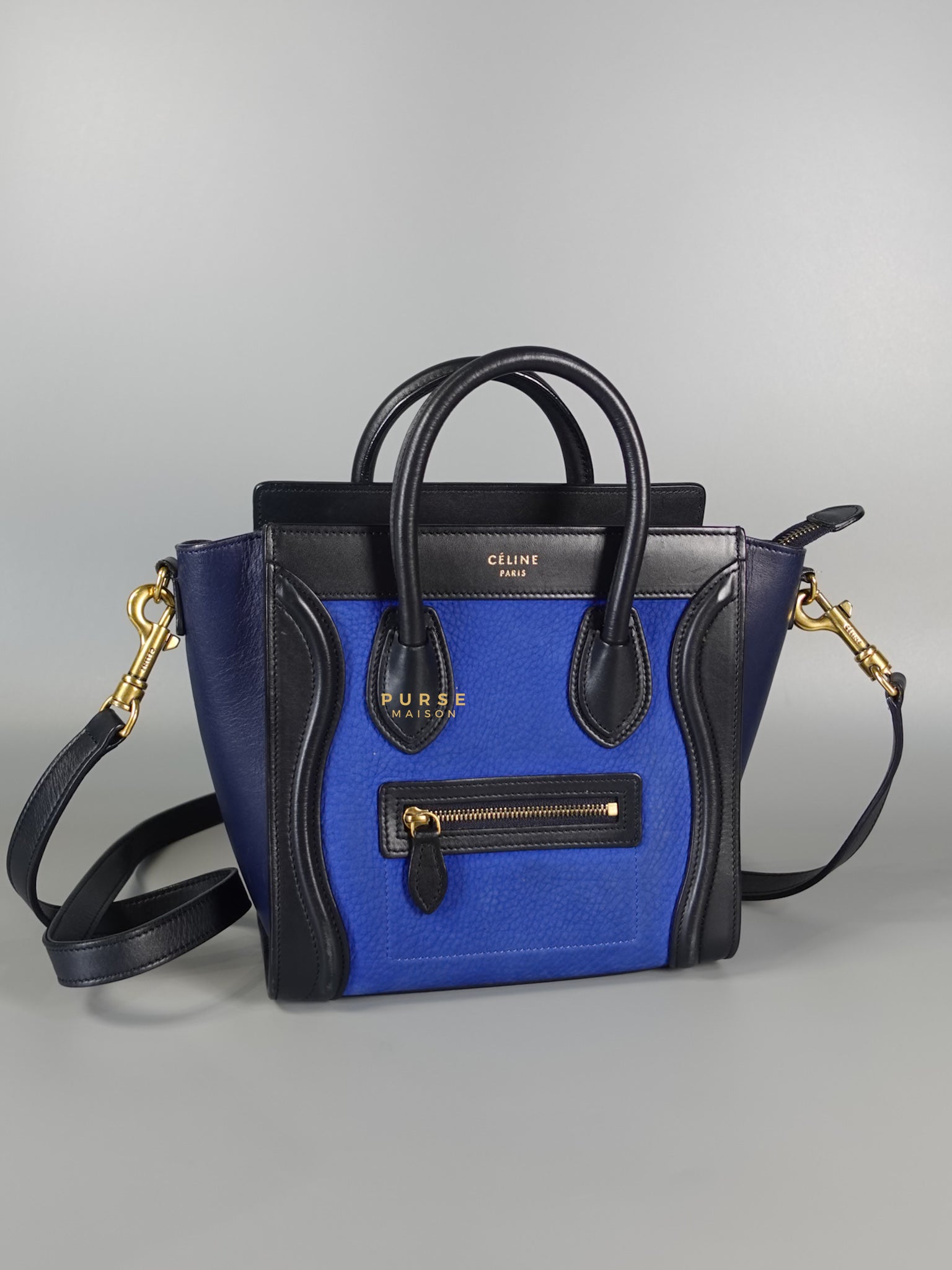 Nano Luggage Tricolor Bag | Purse Maison Luxury Bags Shop