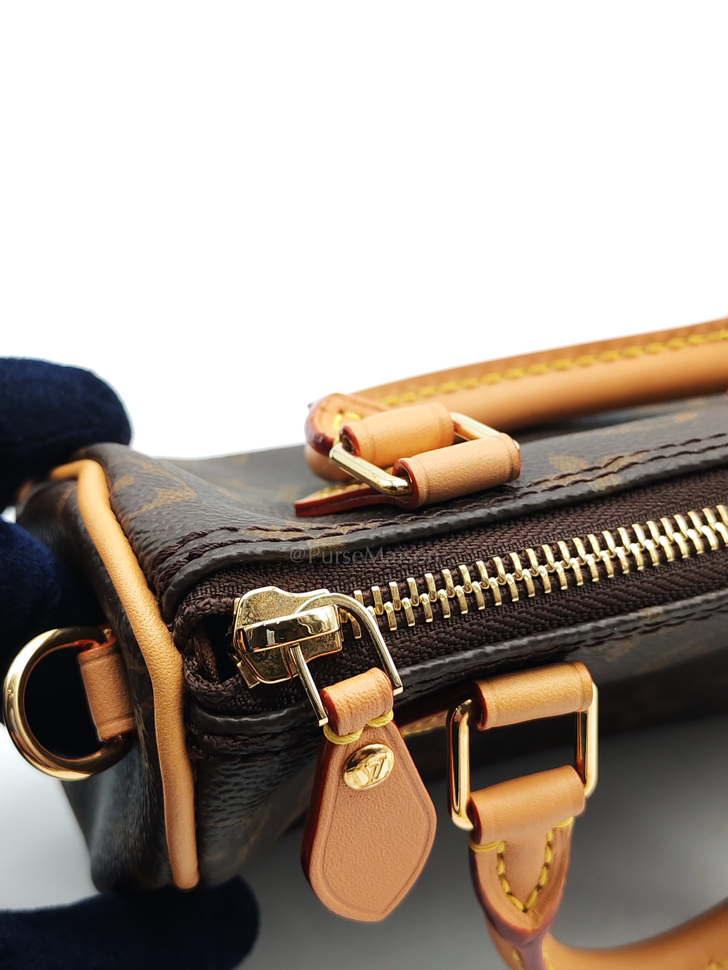 Nano Speedy Bandoulière in Monogram Canvas & Gold Hardware (Datecode: TN3265) | Purse Maison Luxury Bags Shop