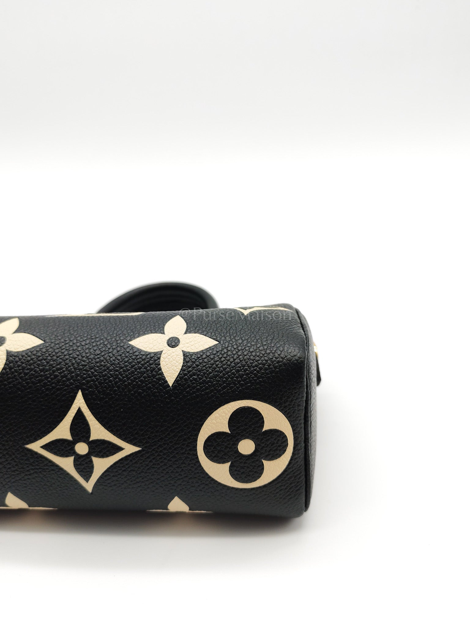 Nano Speedy in Bicolor Monogram Empriente Leather Crossbody Bag (Microchip) | Purse Maison Luxury Bags Shop