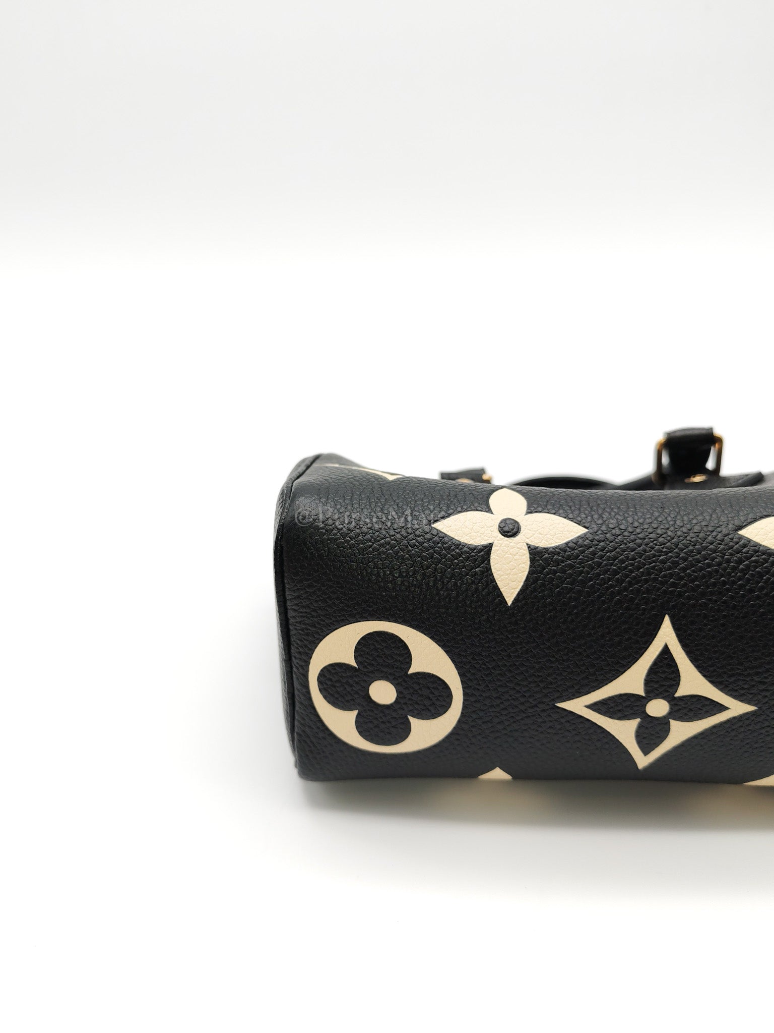 Nano Speedy in Bicolor Monogram Empriente Leather Crossbody Bag (Microchip) | Purse Maison Luxury Bags Shop